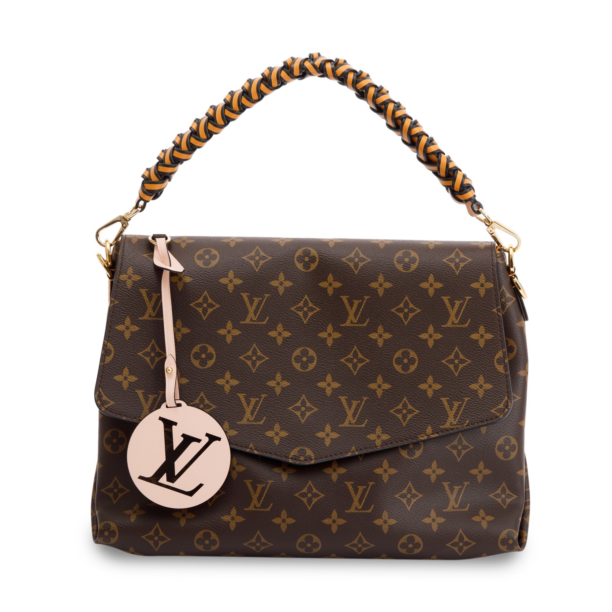 Louis Vuitton Monogram Braided Handle Beaubourg MM w/ Box