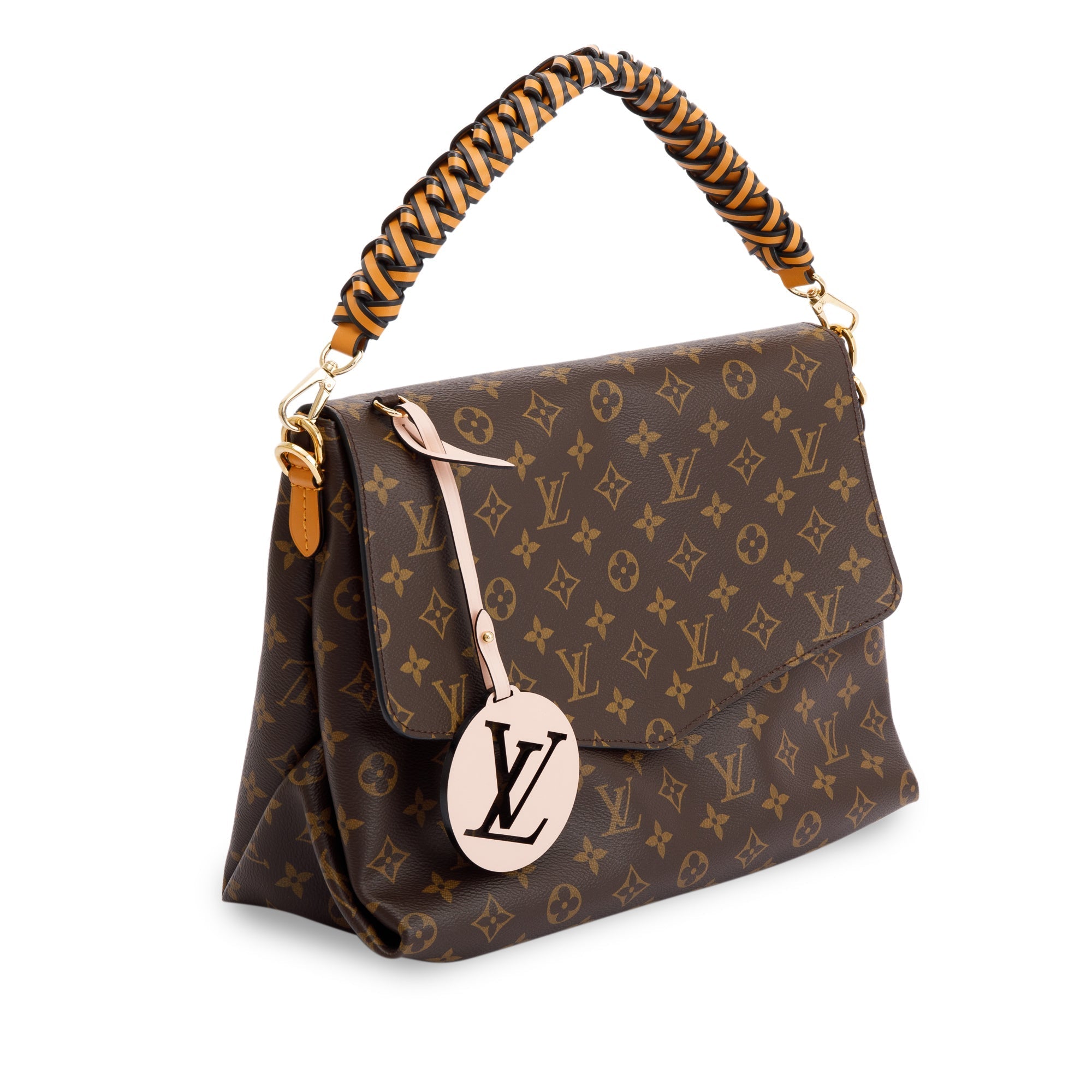 Louis Vuitton Monogram Braided Handle Beaubourg MM w/ Box