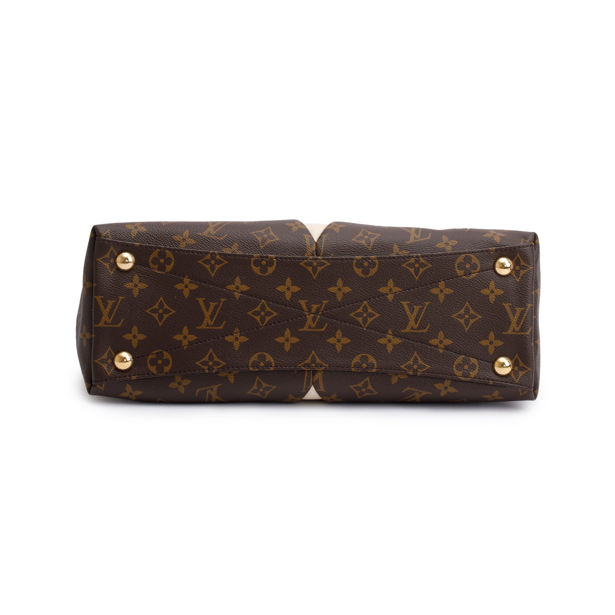 Louis Vuitton Monogram Braided V Tote MM w/ Strap & Box