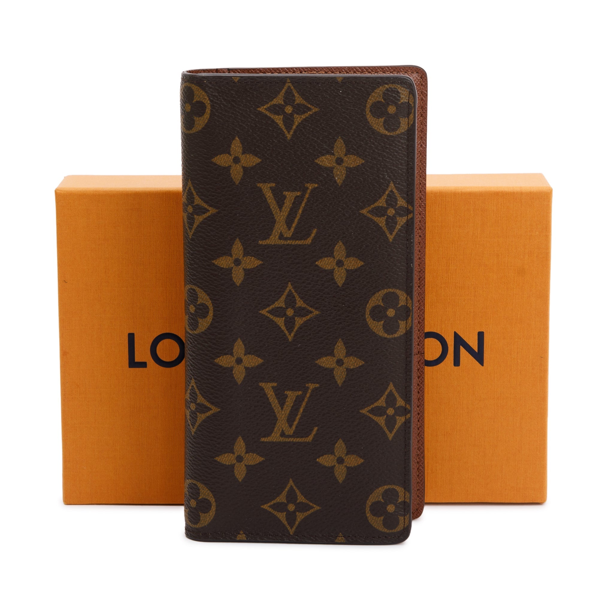 Louis Vuitton Monogram Brazza Wallet w/ Box