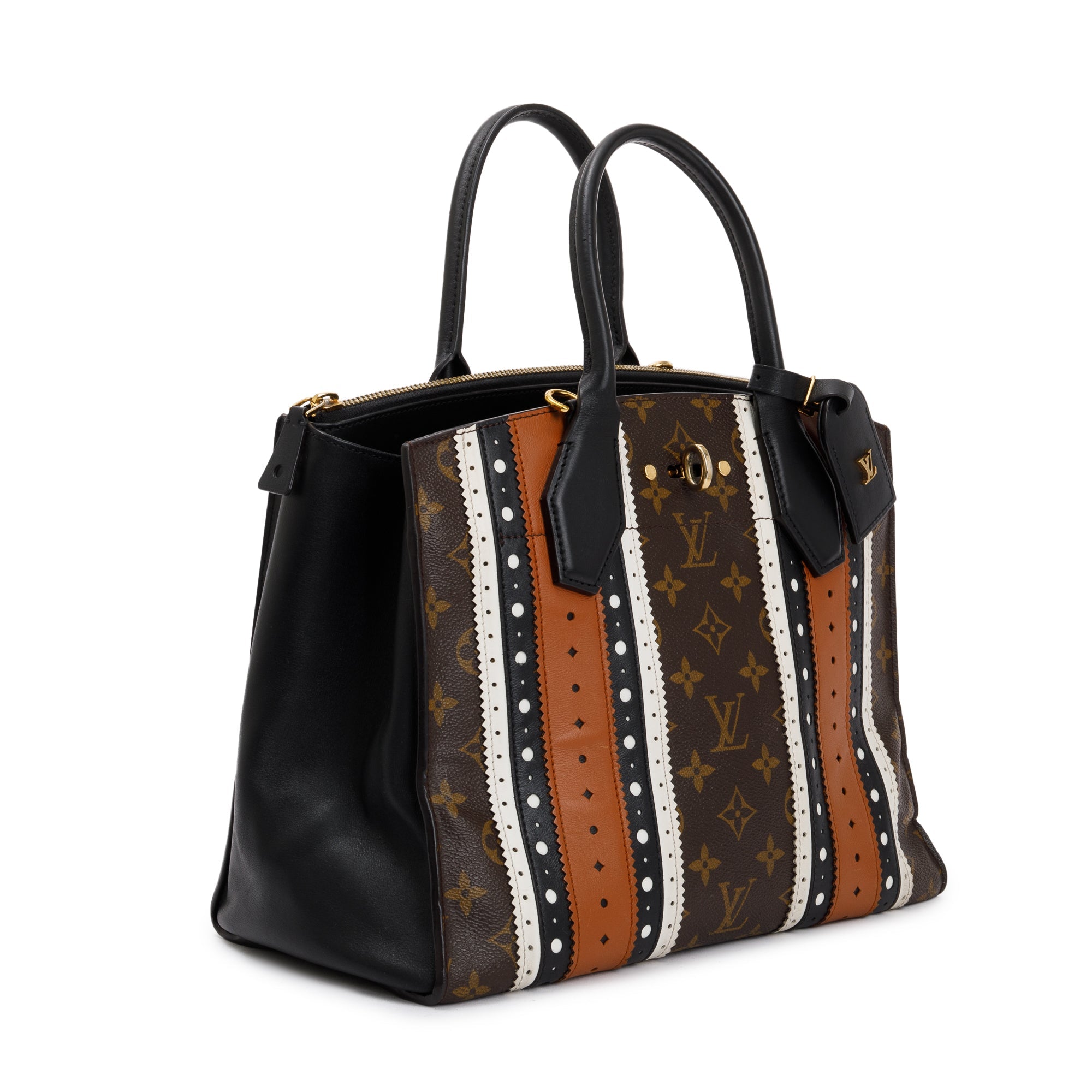 Louis Vuitton Monogram Brogue City Steamer MM w/ Strap