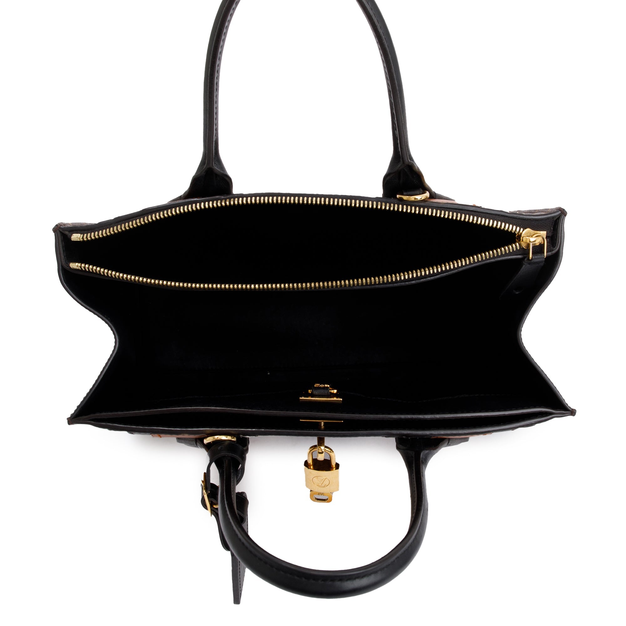 Louis Vuitton Monogram Brogue City Steamer MM w/ Strap, Box & Receipt