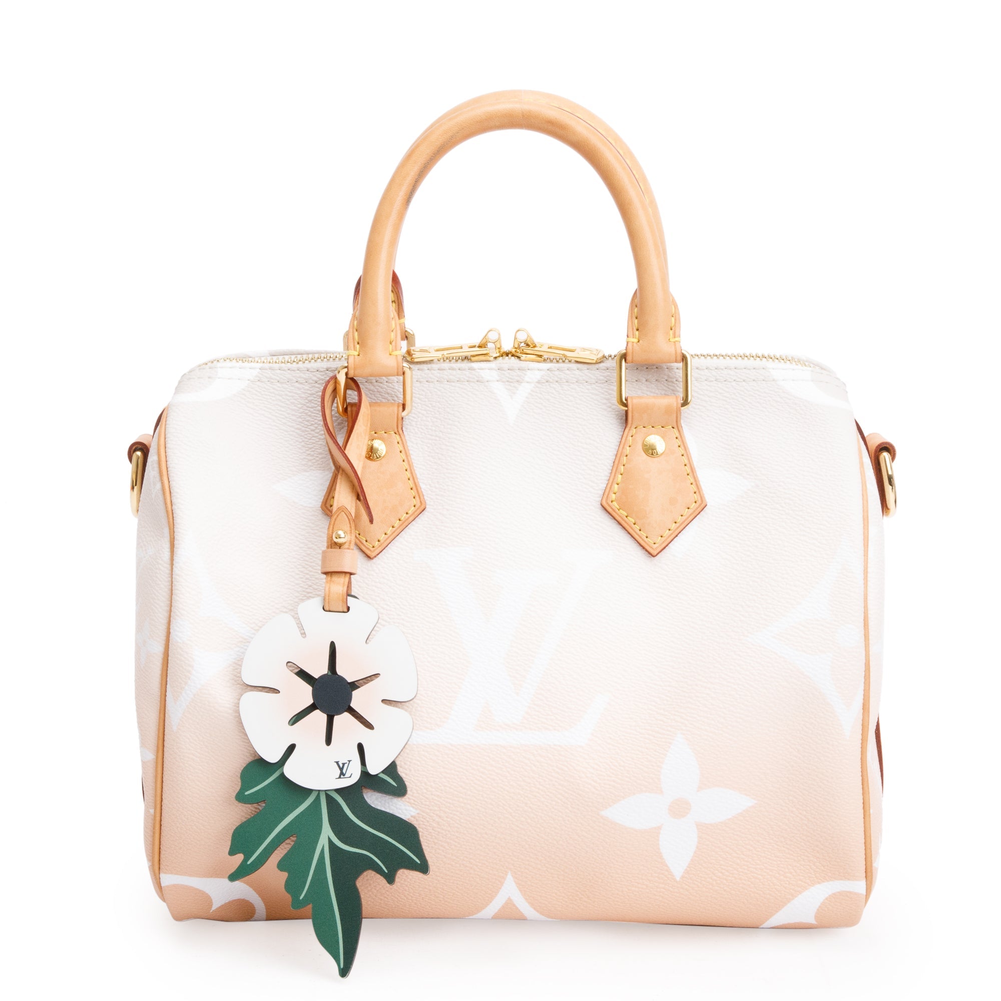 Louis Vuitton Monogram By The Pool Speedy Bandouliere 25 w/ Strap