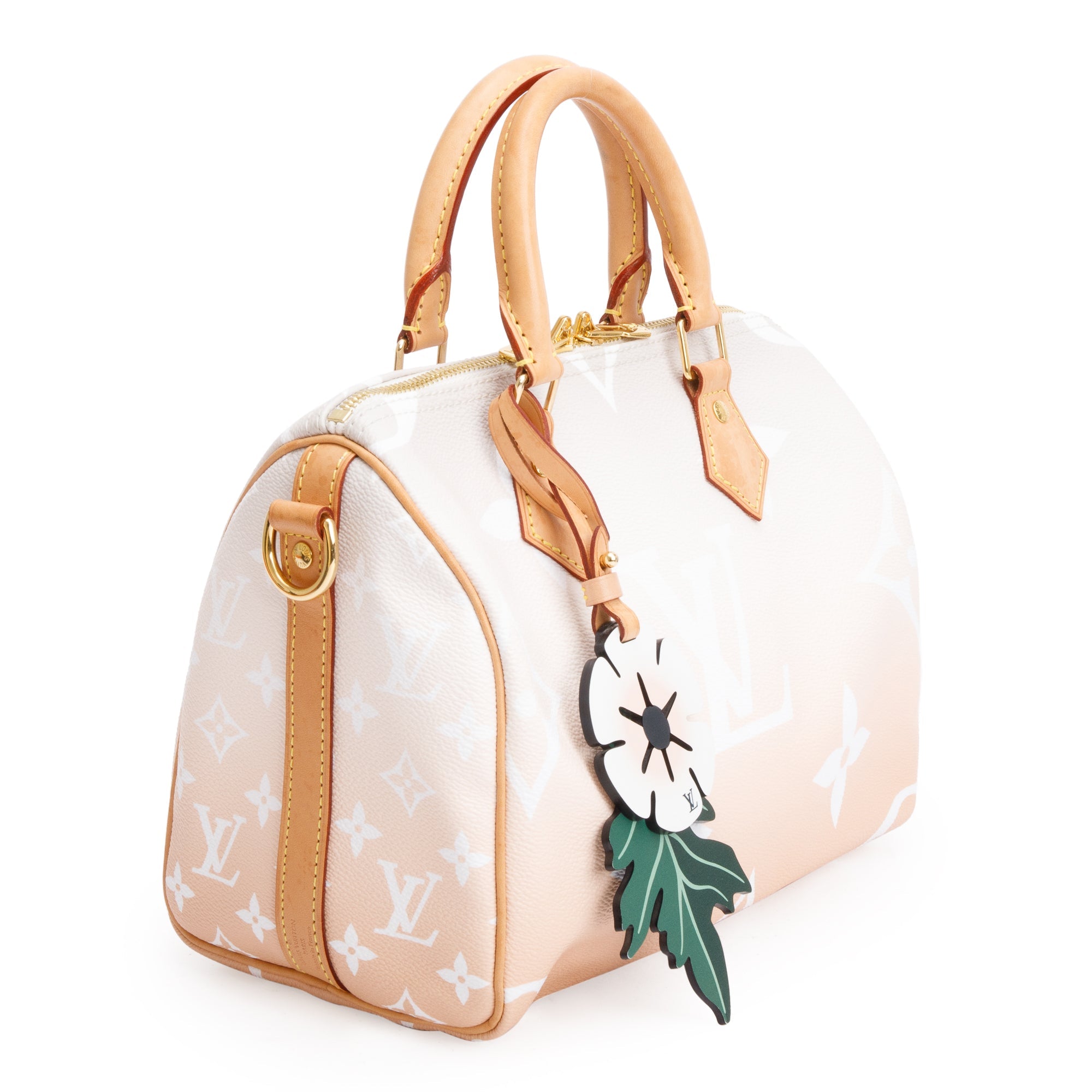 Louis Vuitton Monogram By The Pool Speedy Bandouliere 25 w/ Strap