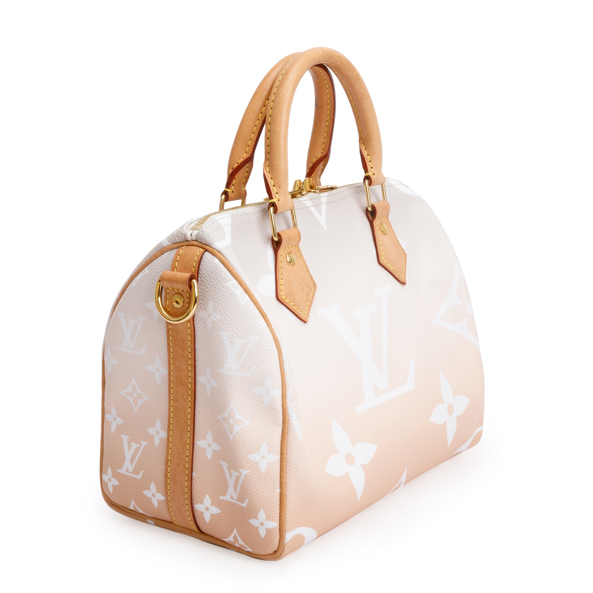 Louis Vuitton Monogram By The Pool Speedy Bandouliere 25 w/ Strap