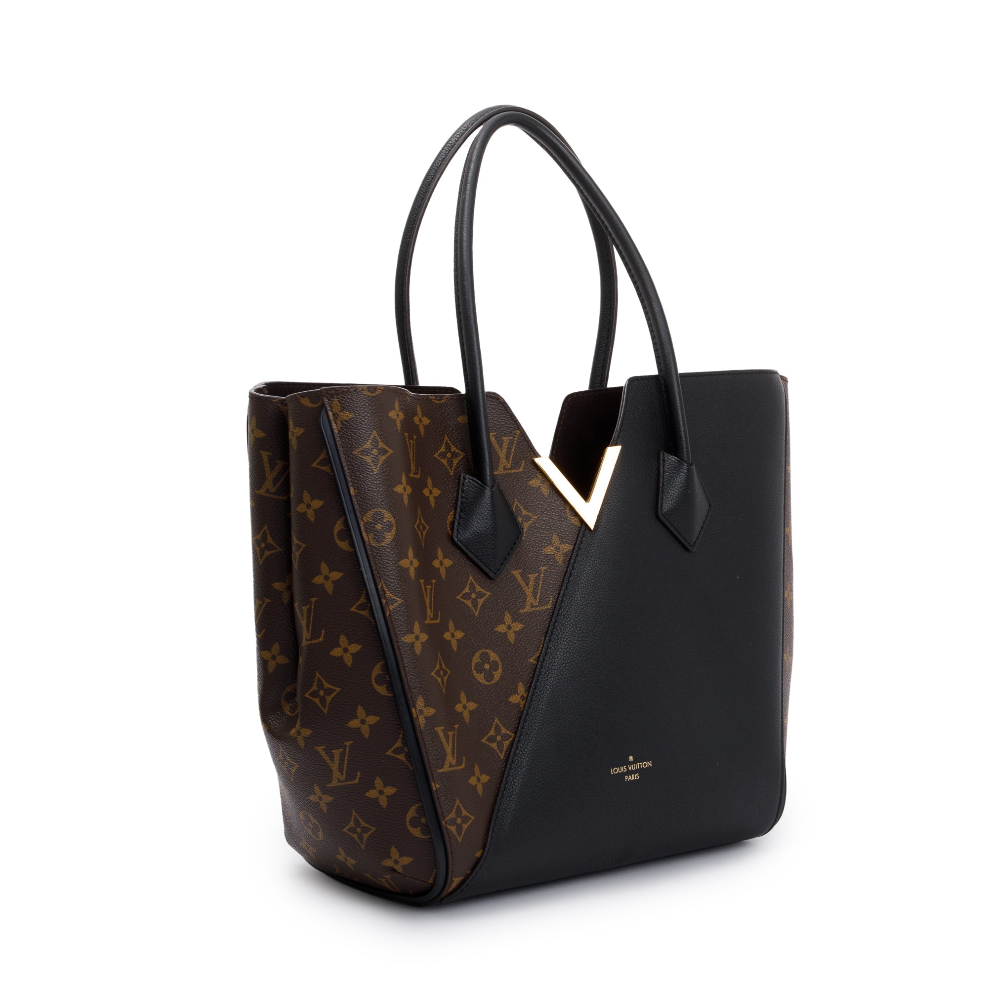 Louis Vuitton Monogram Canvas & Black Calfskin Leather Kimono MM