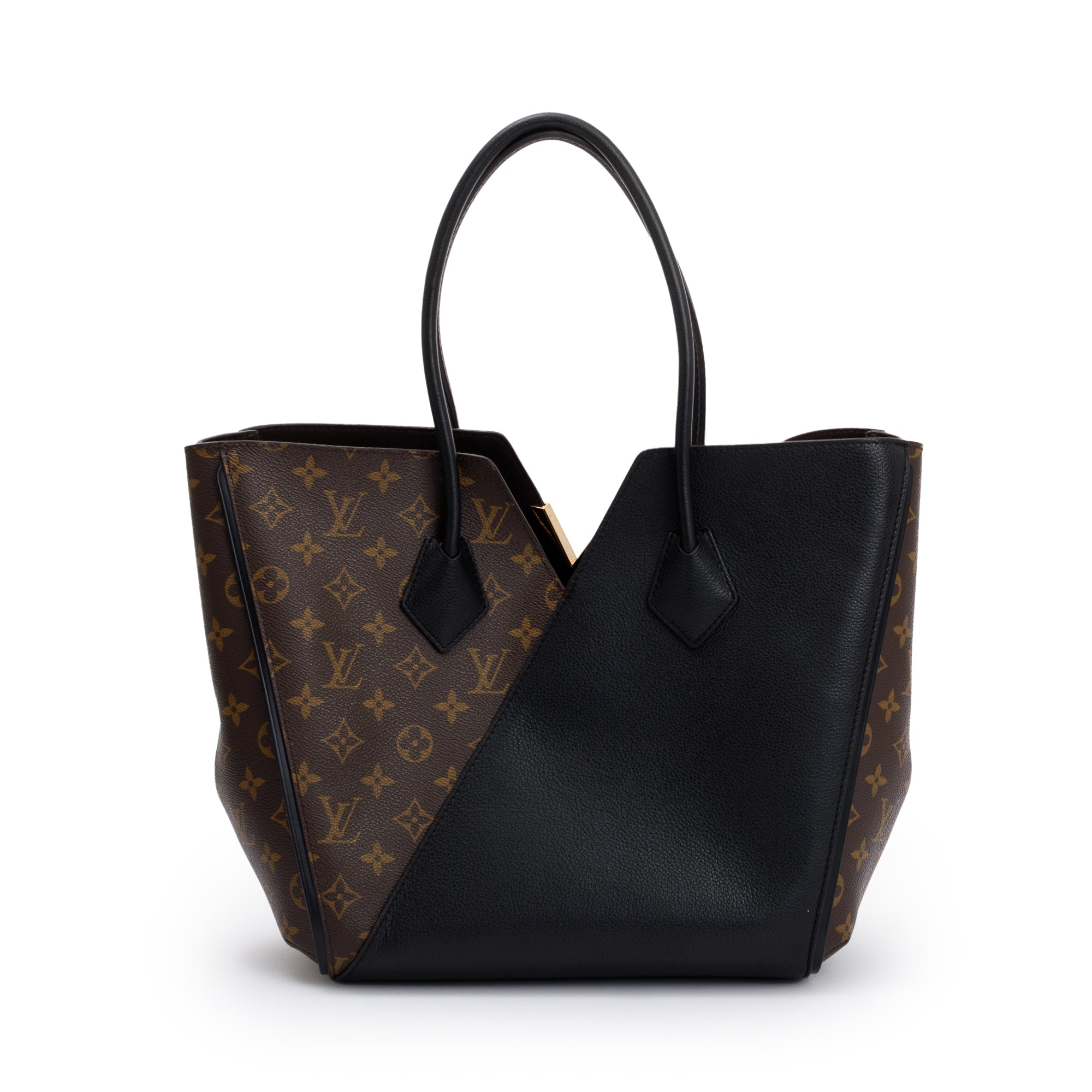 Louis Vuitton Monogram Canvas & Black Calfskin Leather Kimono MM