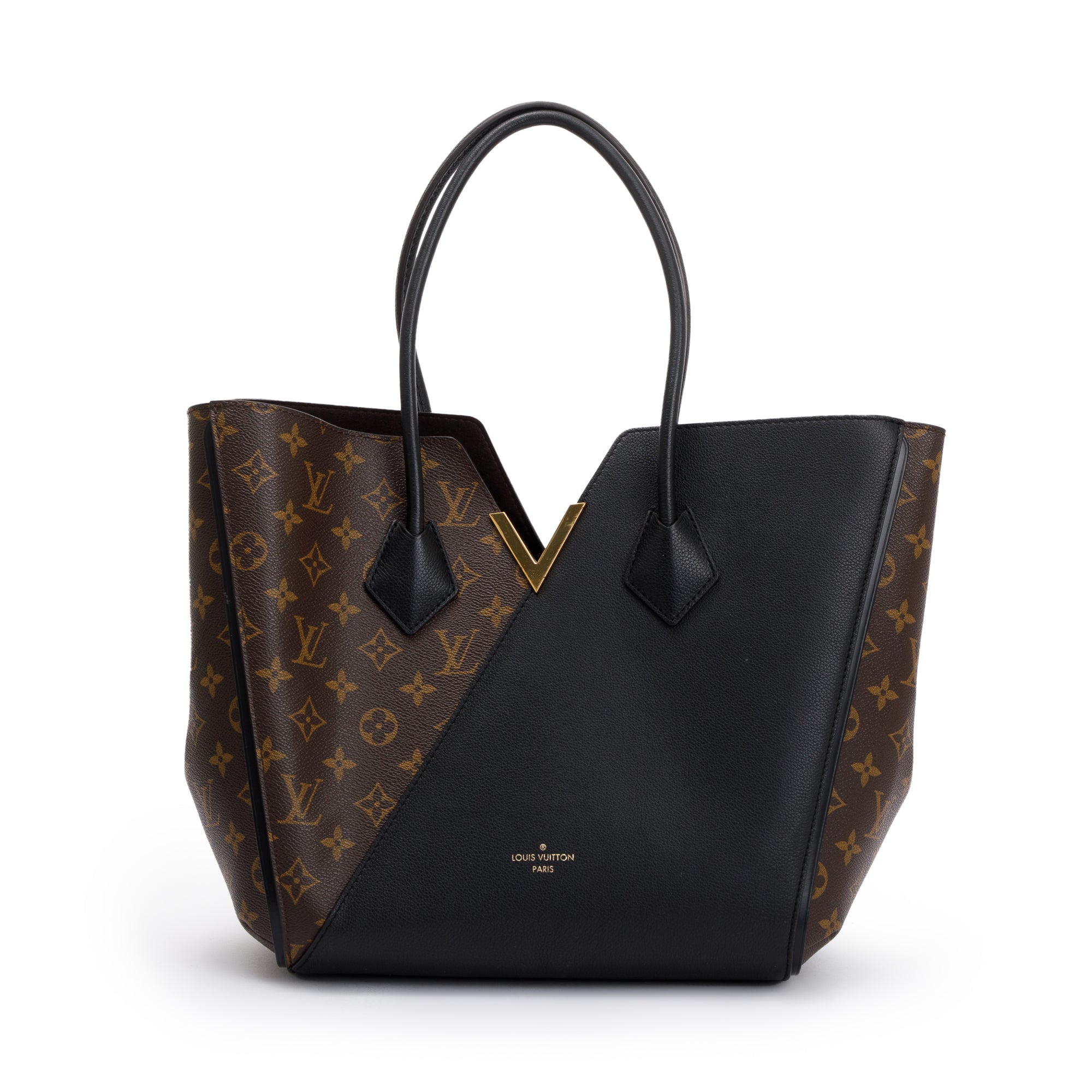 Louis Vuitton Monogram Canvas & Black Calfskin Leather Kimono MM