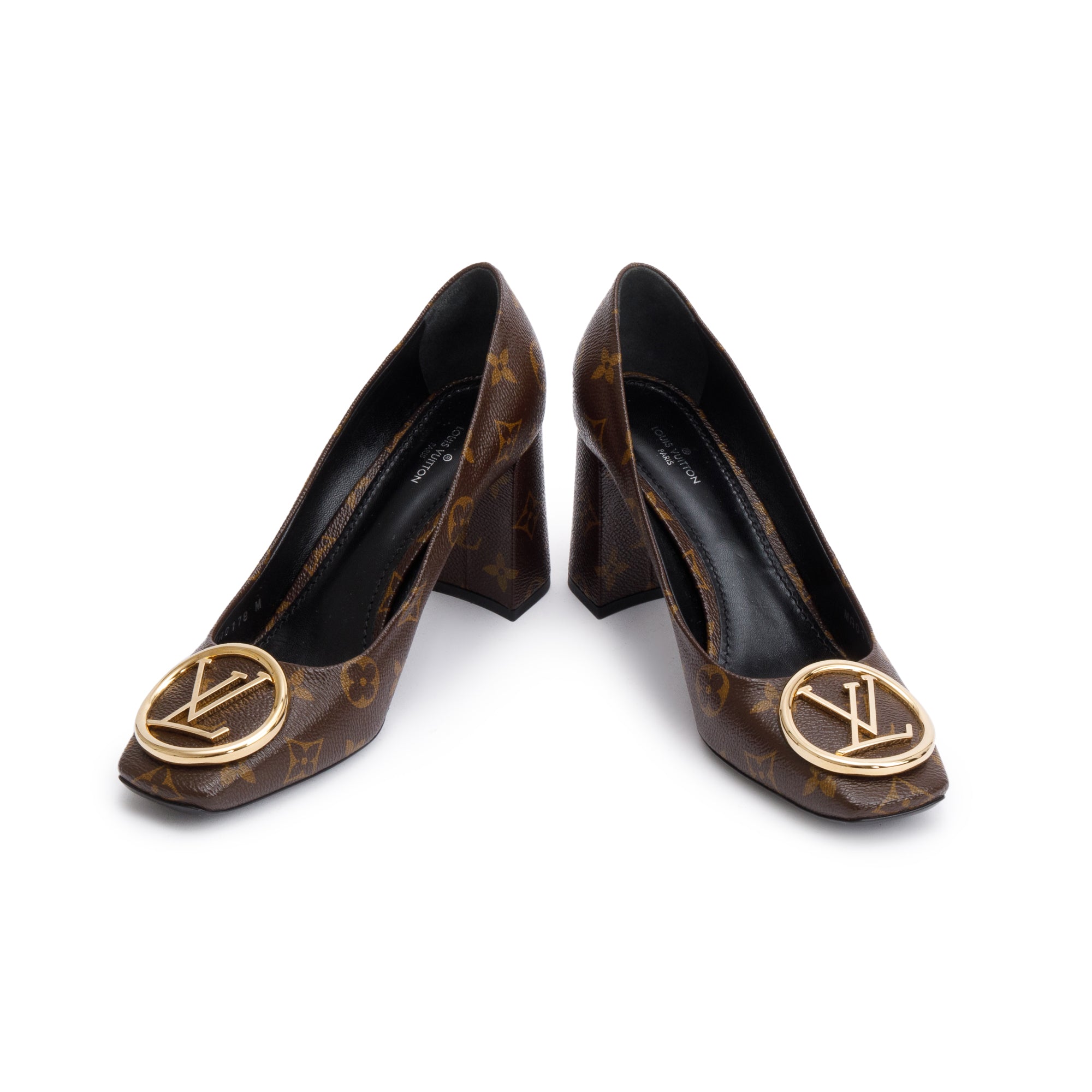 Louis Vuitton Monogram Canvas LV Madeleine Pumps, Size 39.5