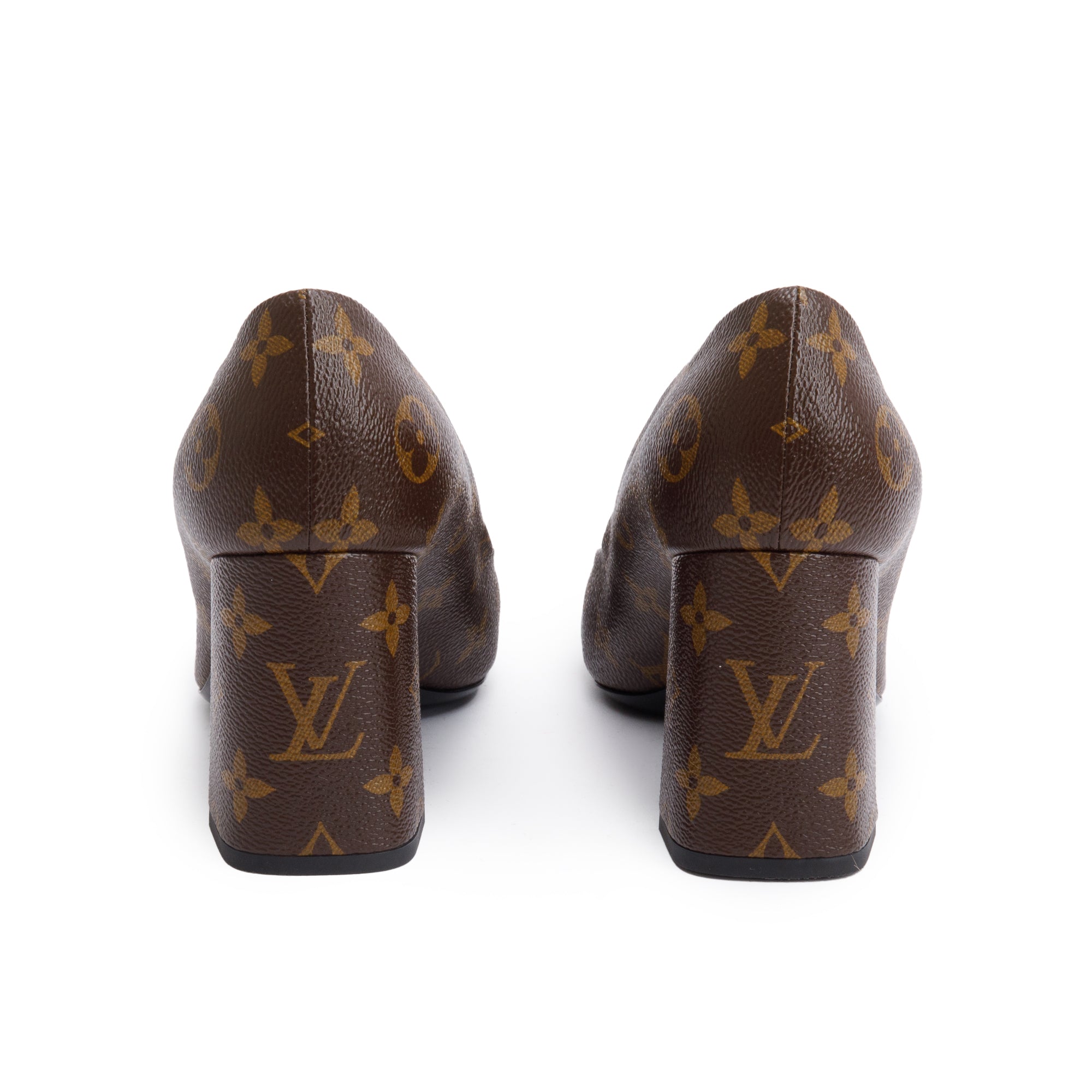 Louis Vuitton Monogram Canvas LV Madeleine Pumps, Size 39.5