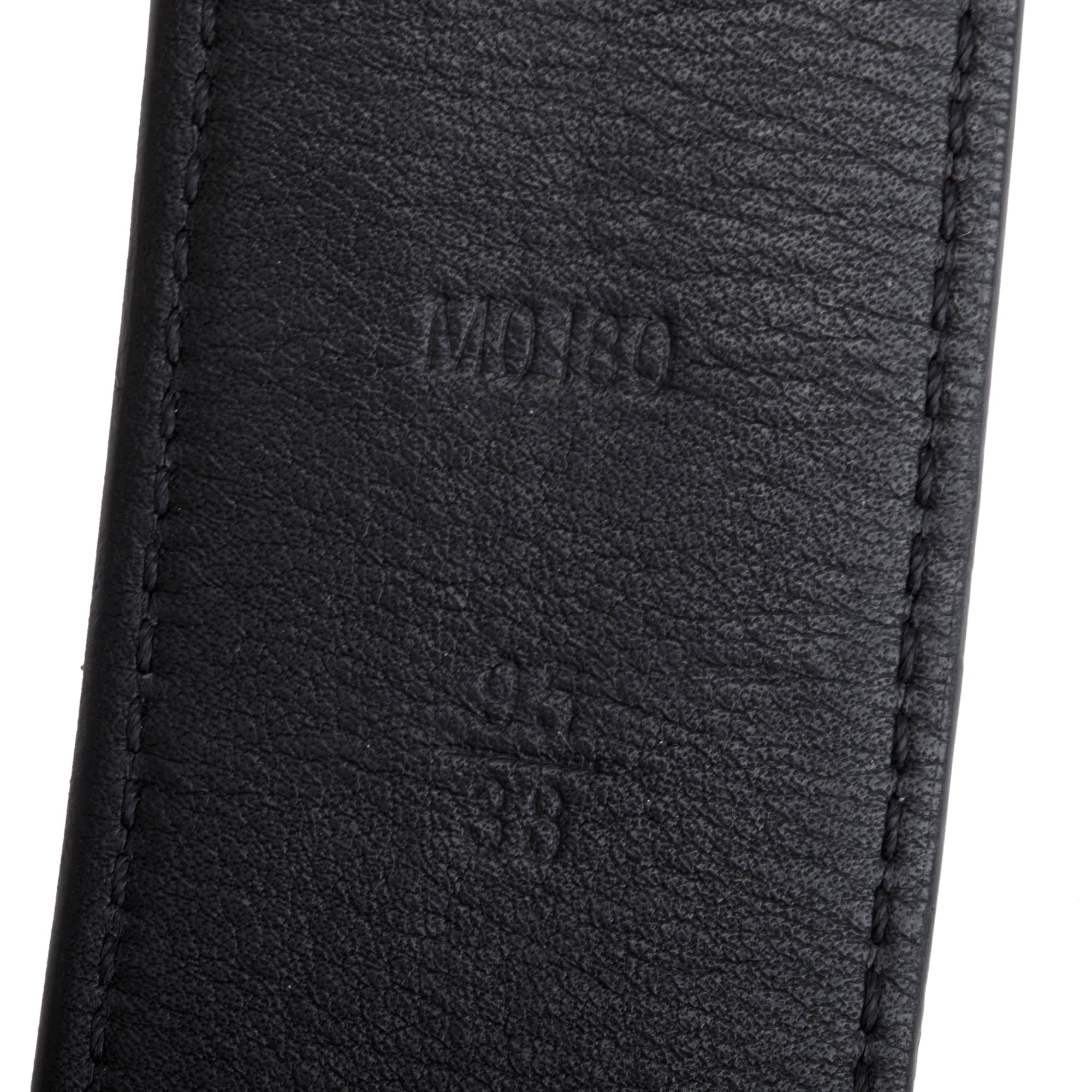 Louis Vuitton Monogram Canvas Signature Chain 35 MM Belt, Size 85 36 w/ Box & Receipt