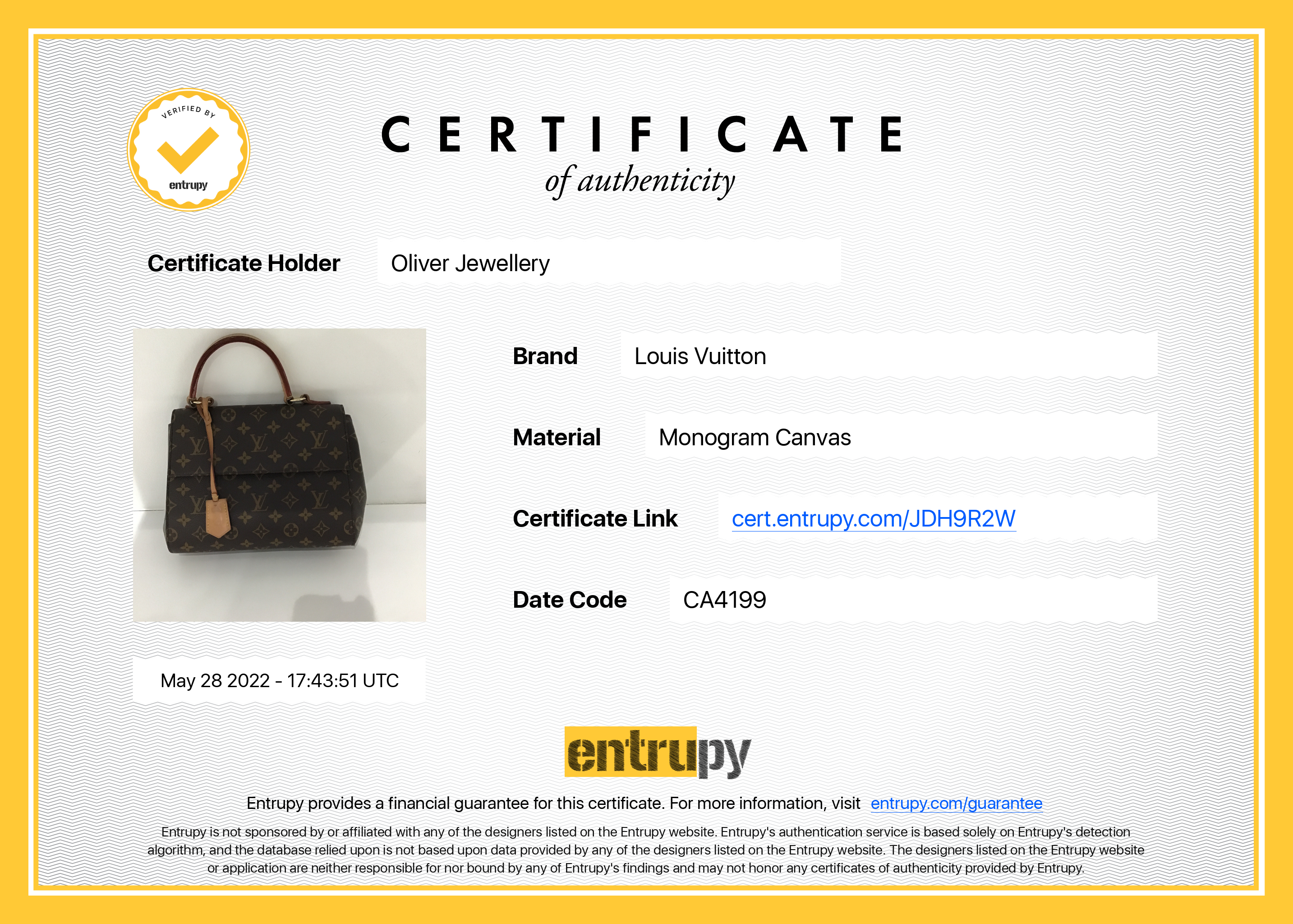 Louis Vuitton Monogram Cluny BB w/ Strap