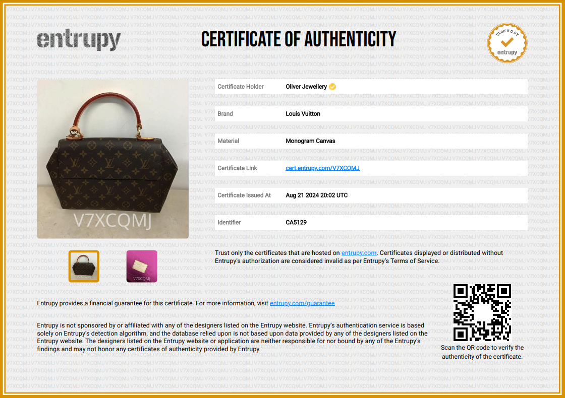 Louis Vuitton Monogram Cluny BB w/ Strap & Box