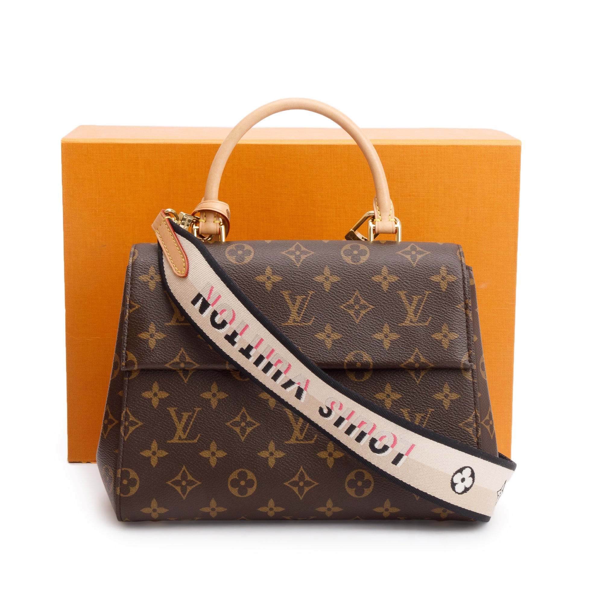 Louis Vuitton Monogram Cluny BB w/ Strap, Box & Receipt