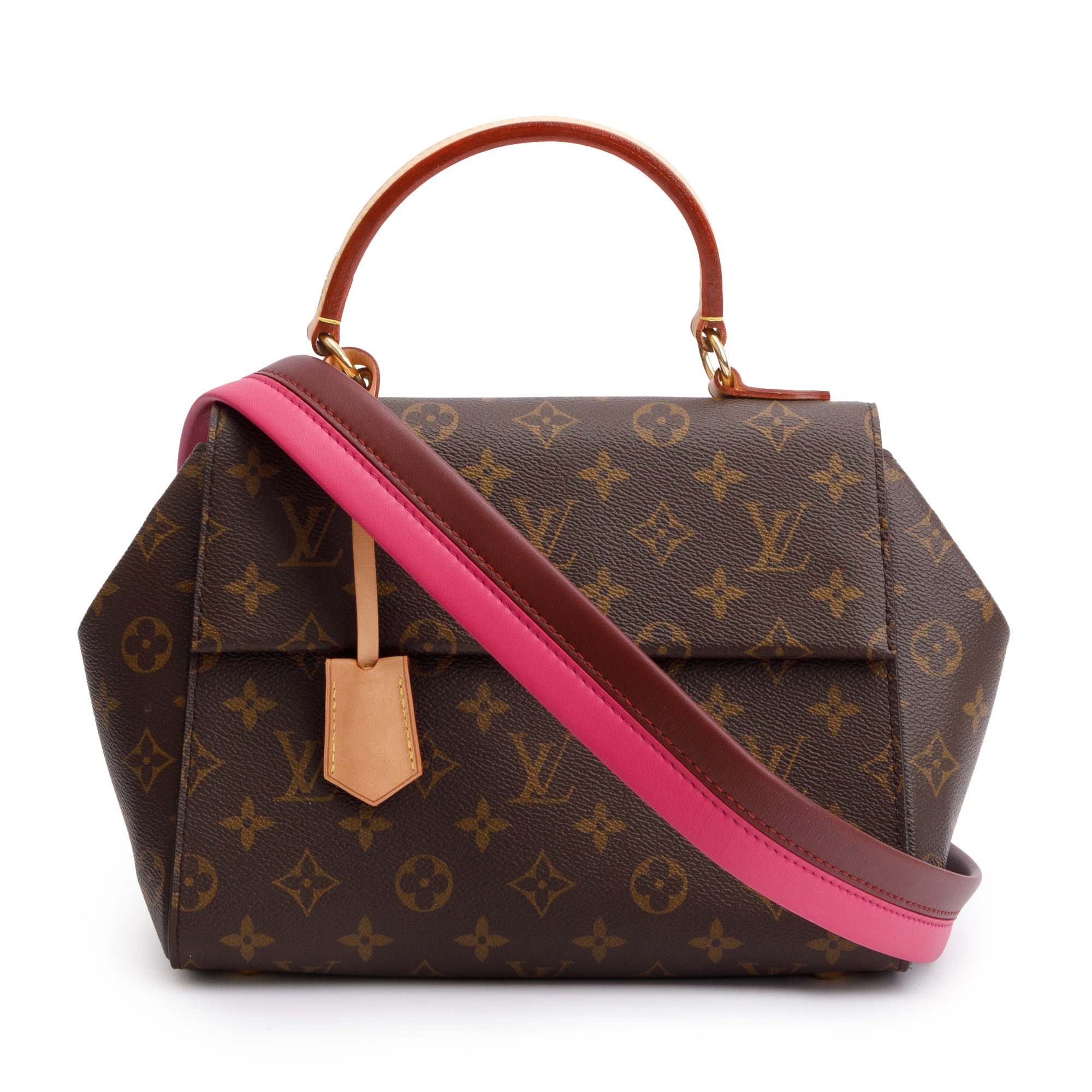Louis Vuitton Monogram Cluny BB w/ Strap & Box
