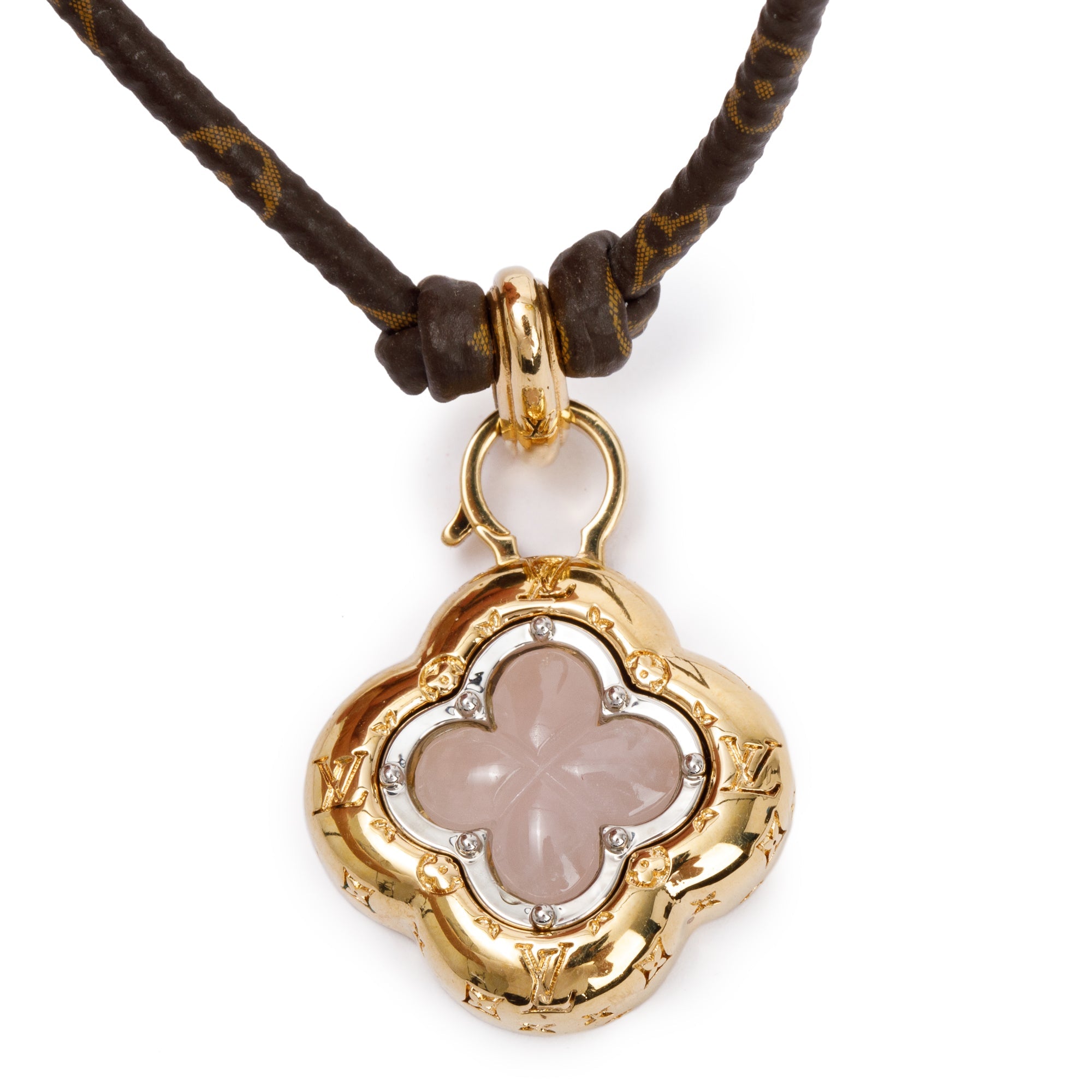 Louis Vuitton Monogram Collier Code Into Me Choker Necklace