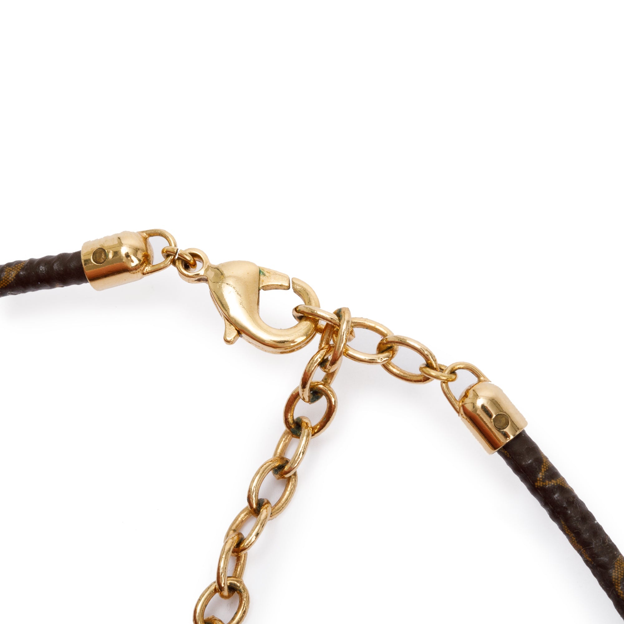 Louis Vuitton Monogram Collier Code Into Me Choker Necklace