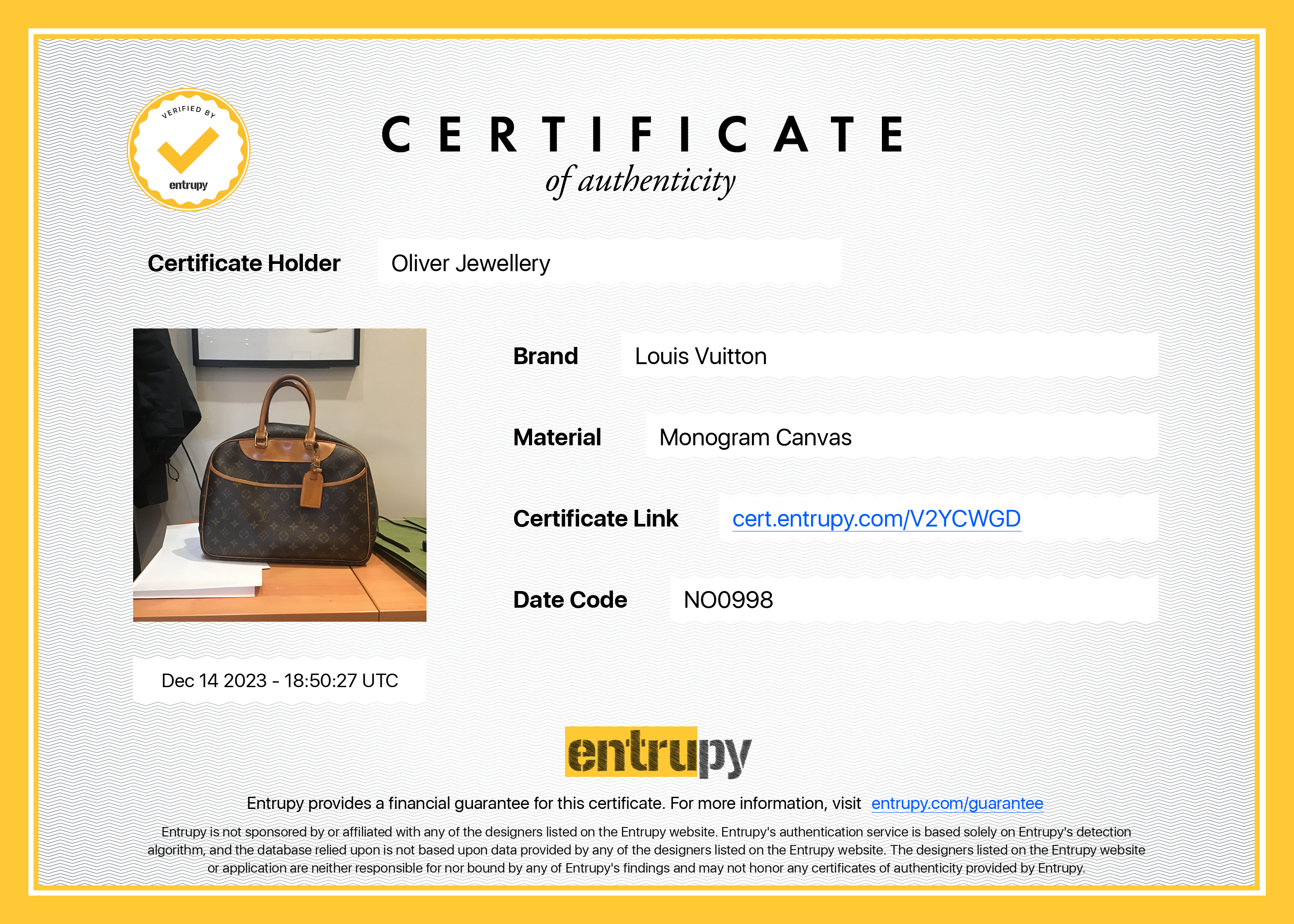 Louis Vuitton Monogram Deauville