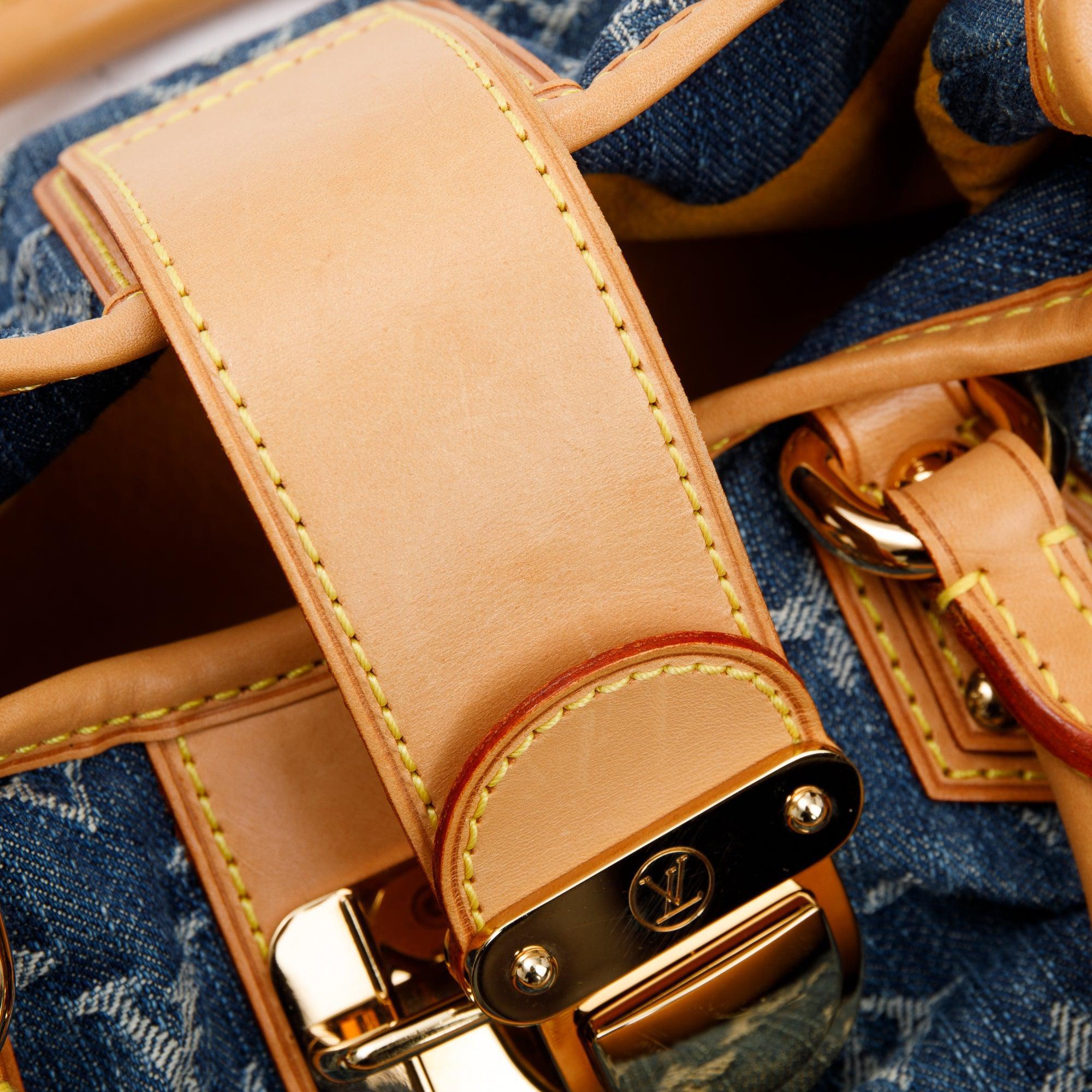 Louis Vuitton Monogram Denim Small Pleaty Bag