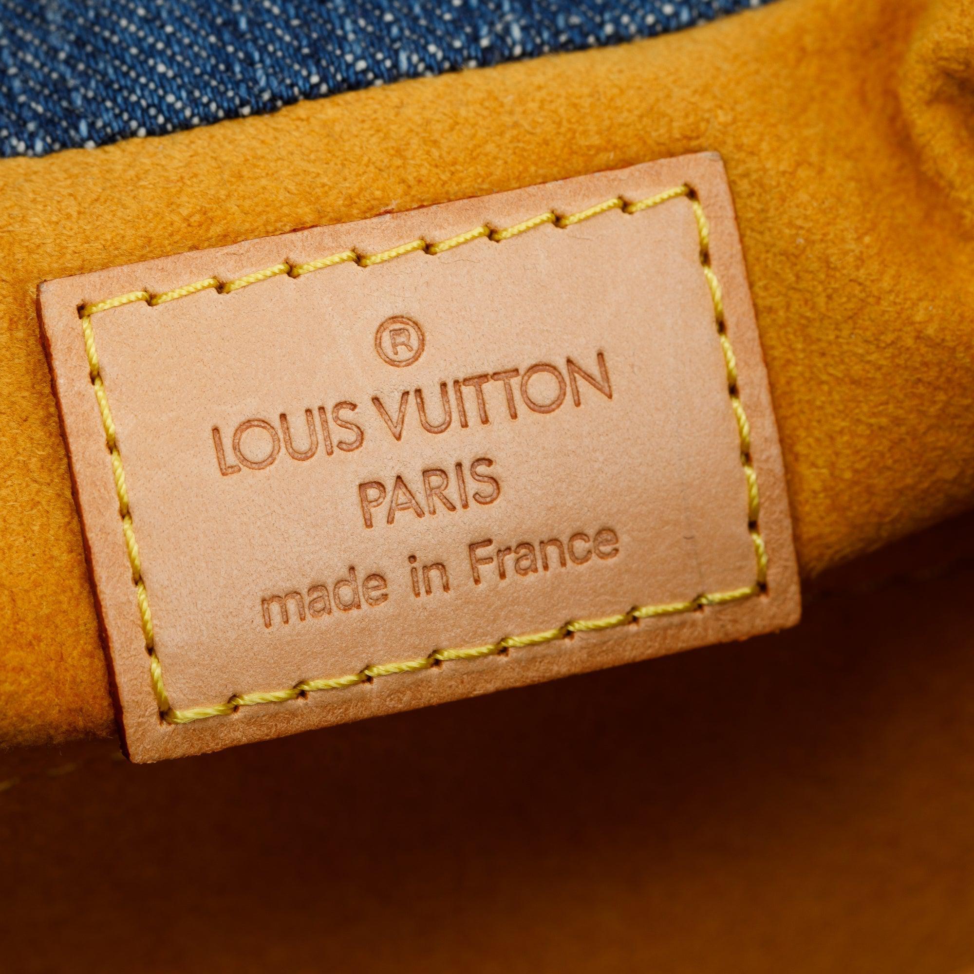 Louis Vuitton Monogram Denim Small Pleaty Bag