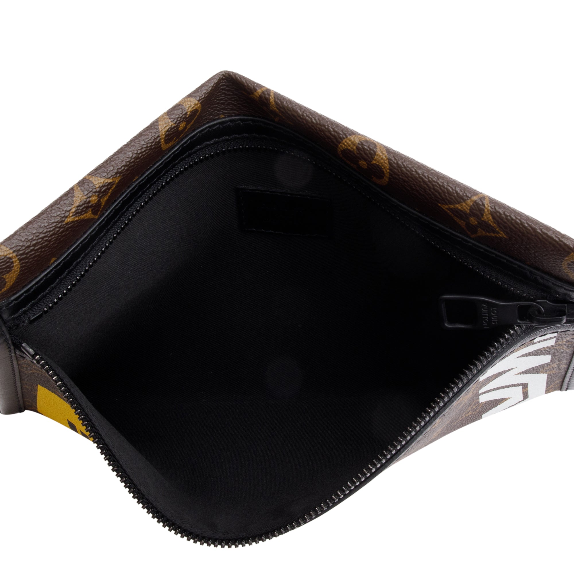Louis Vuitton Monogram Double Flat Messenger Bag w/ Box