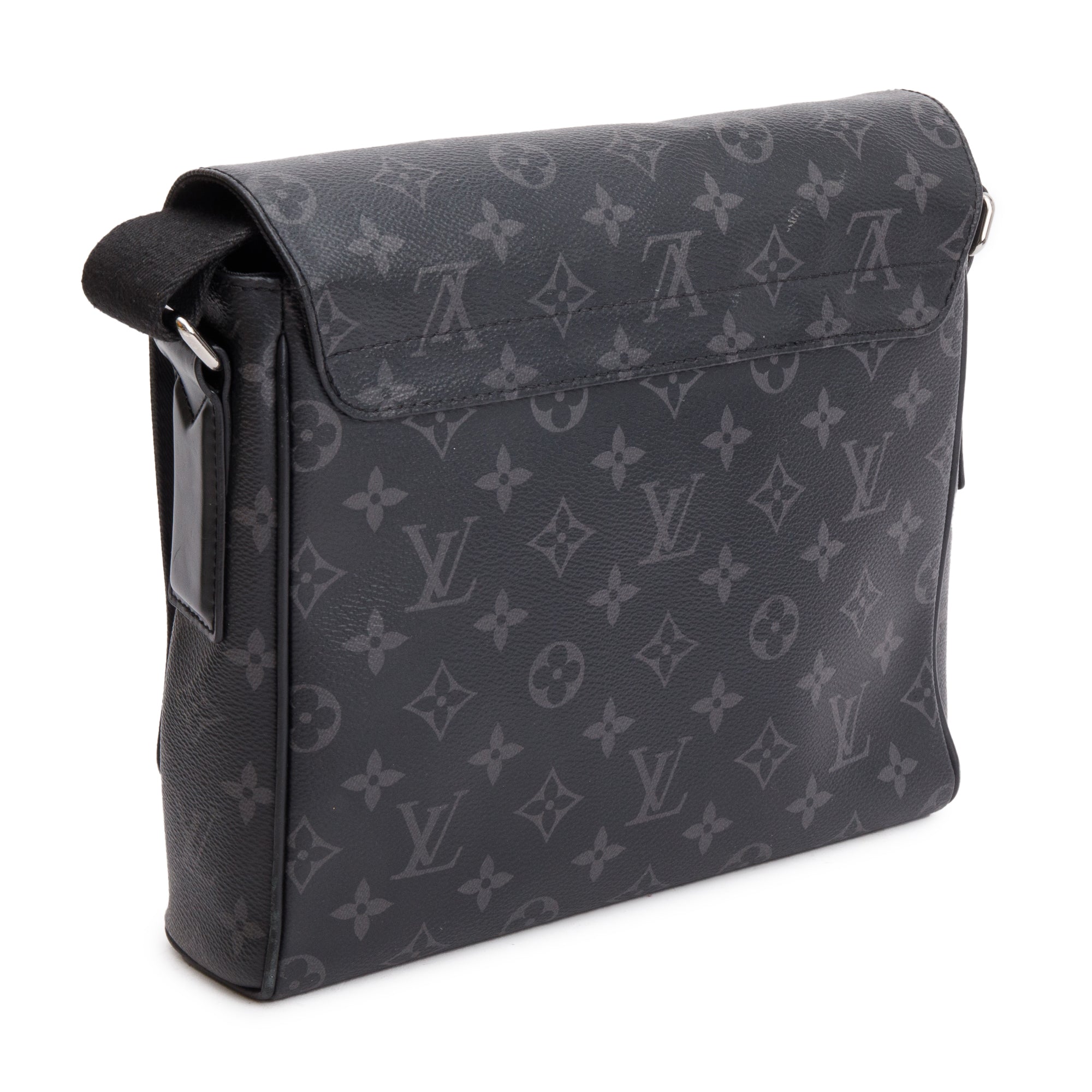Louis Vuitton Monogram Eclipse District PM Bag w/ Box
