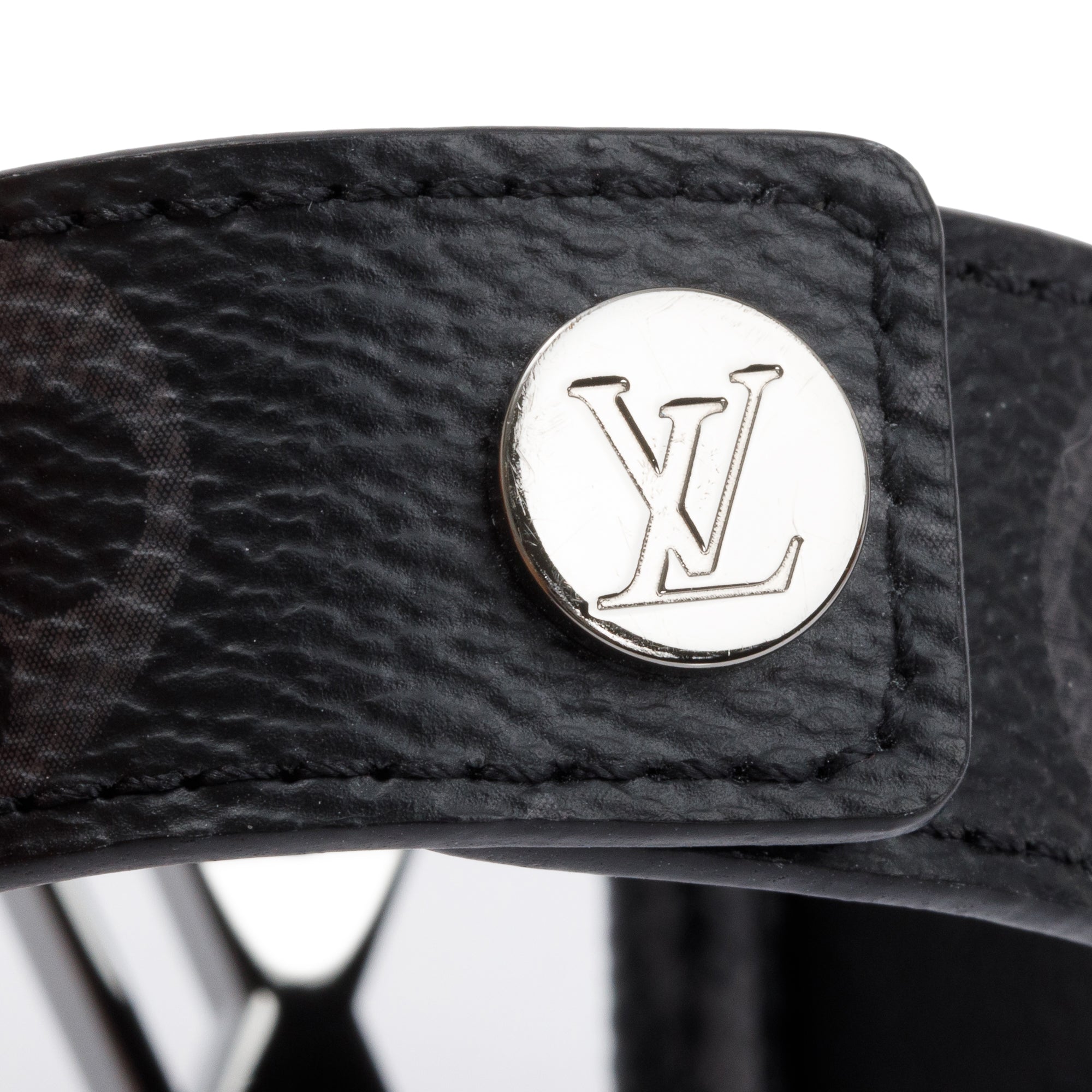 Louis Vuitton Monogram Eclipse Hockenheim Bracelet w/ Box
