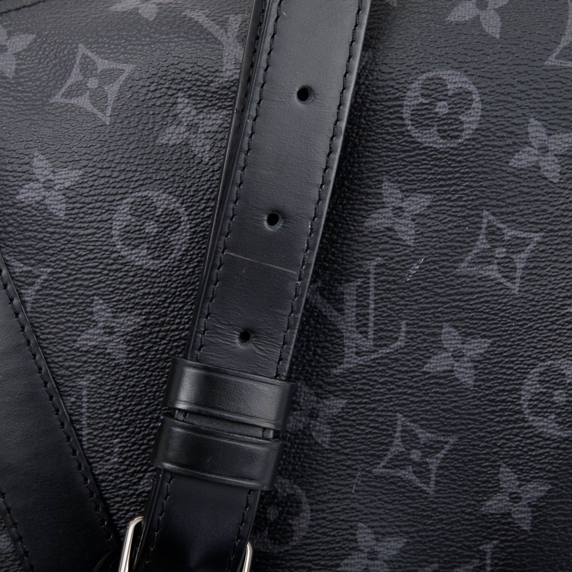 Louis Vuitton Monogram Eclipse Keepall Bandouliere 55