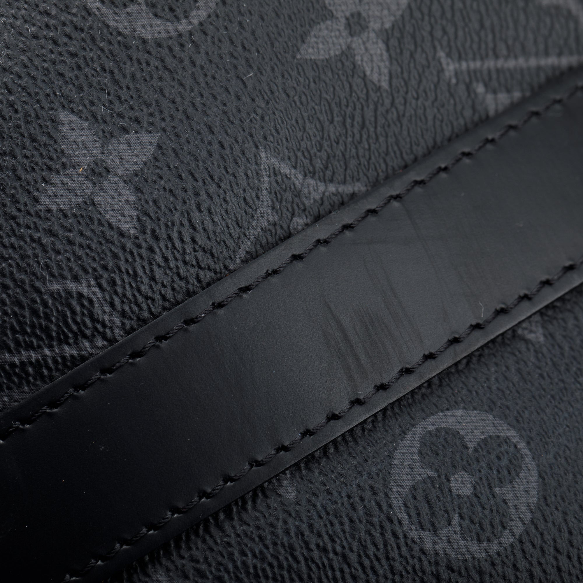 Louis Vuitton Monogram Eclipse Keepall Bandouliere 55 w/ Strap