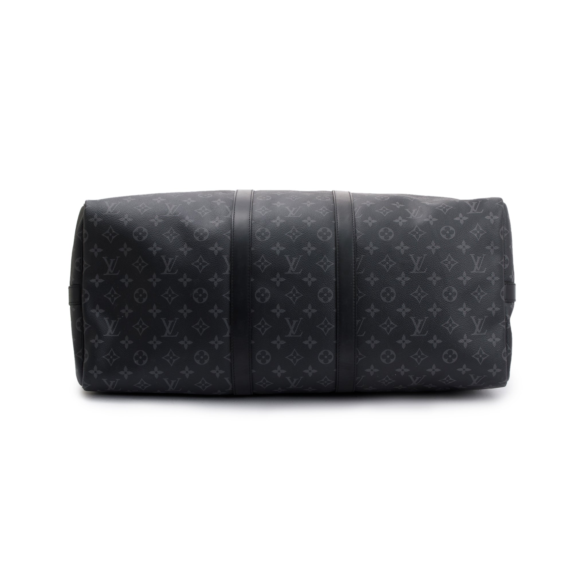 Louis Vuitton Monogram Eclipse Keepall Bandouliere 55 w/ Strap