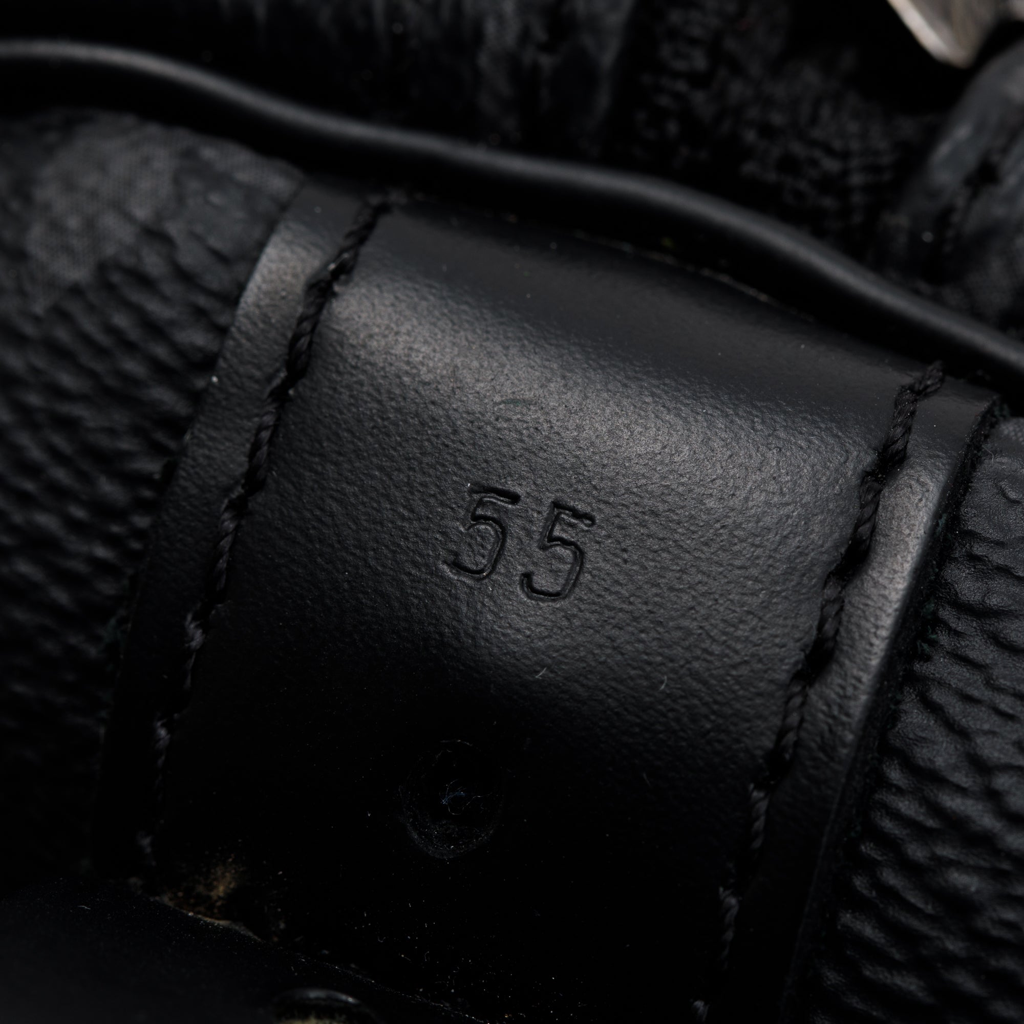 Louis Vuitton Monogram Eclipse Keepall Bandouliere 55 w/ Strap