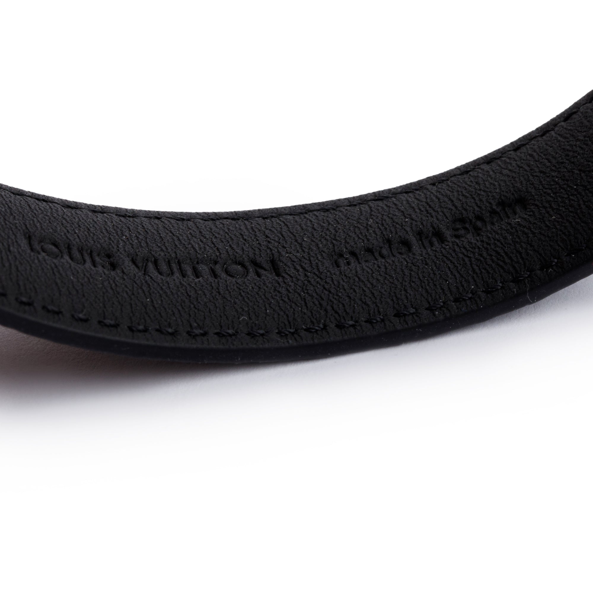 Louis Vuitton Monogram Eclipse LV Slim Bracelet w/ Box