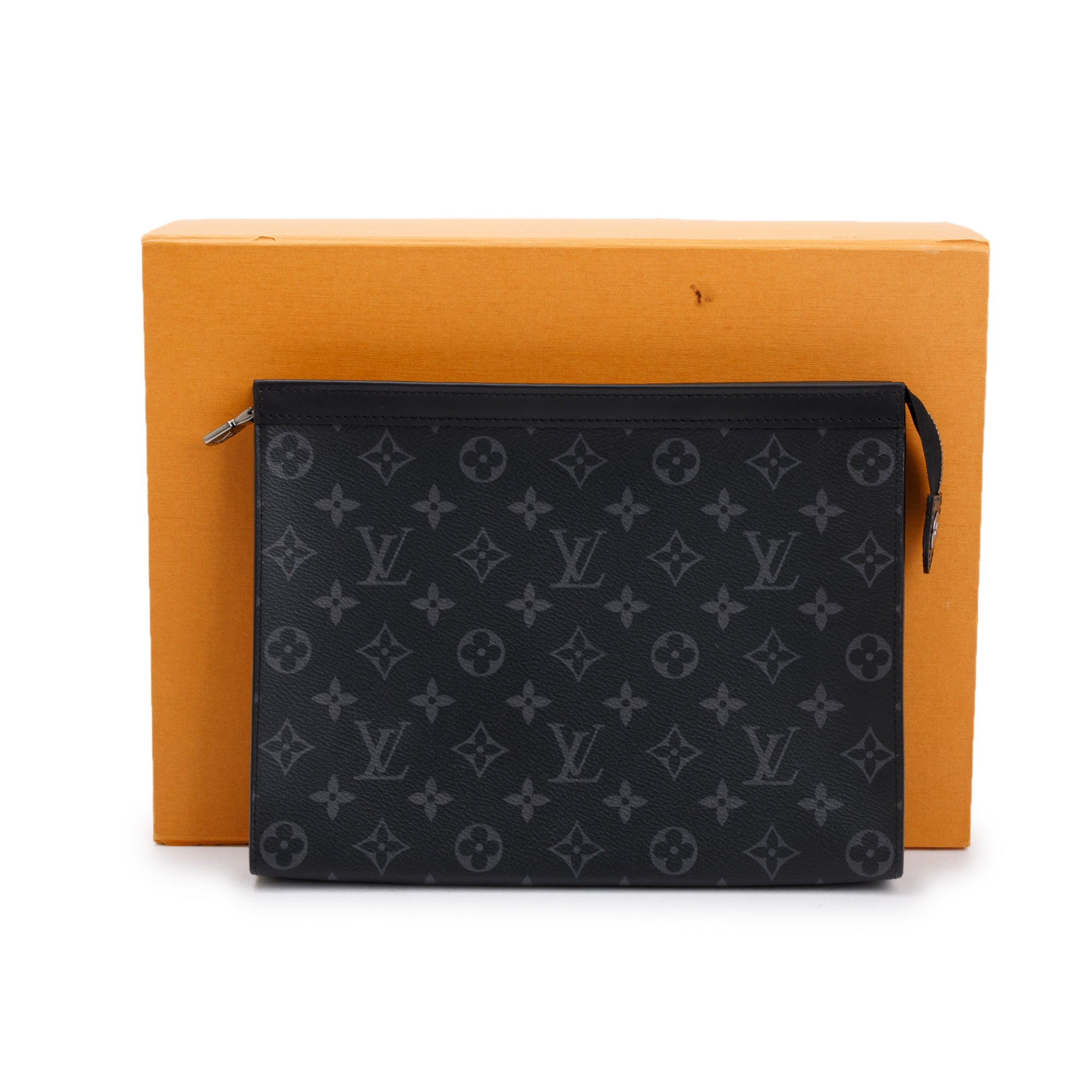 Louis Vuitton Monogram Eclipse Pochette Voyage MM w/ Box & Receipt