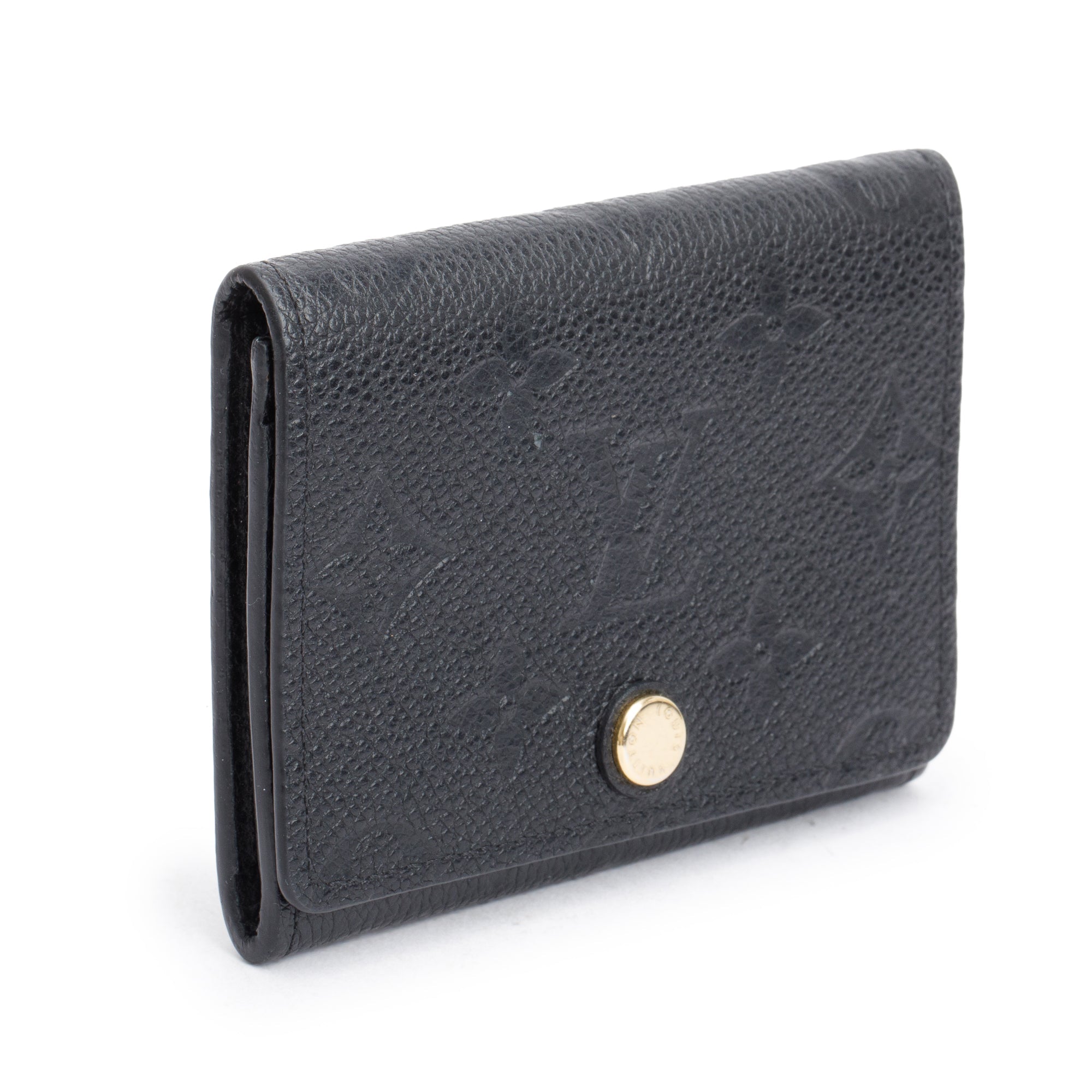 Louis Vuitton Monogram Empreinte Business Card Holder w/ Receipt