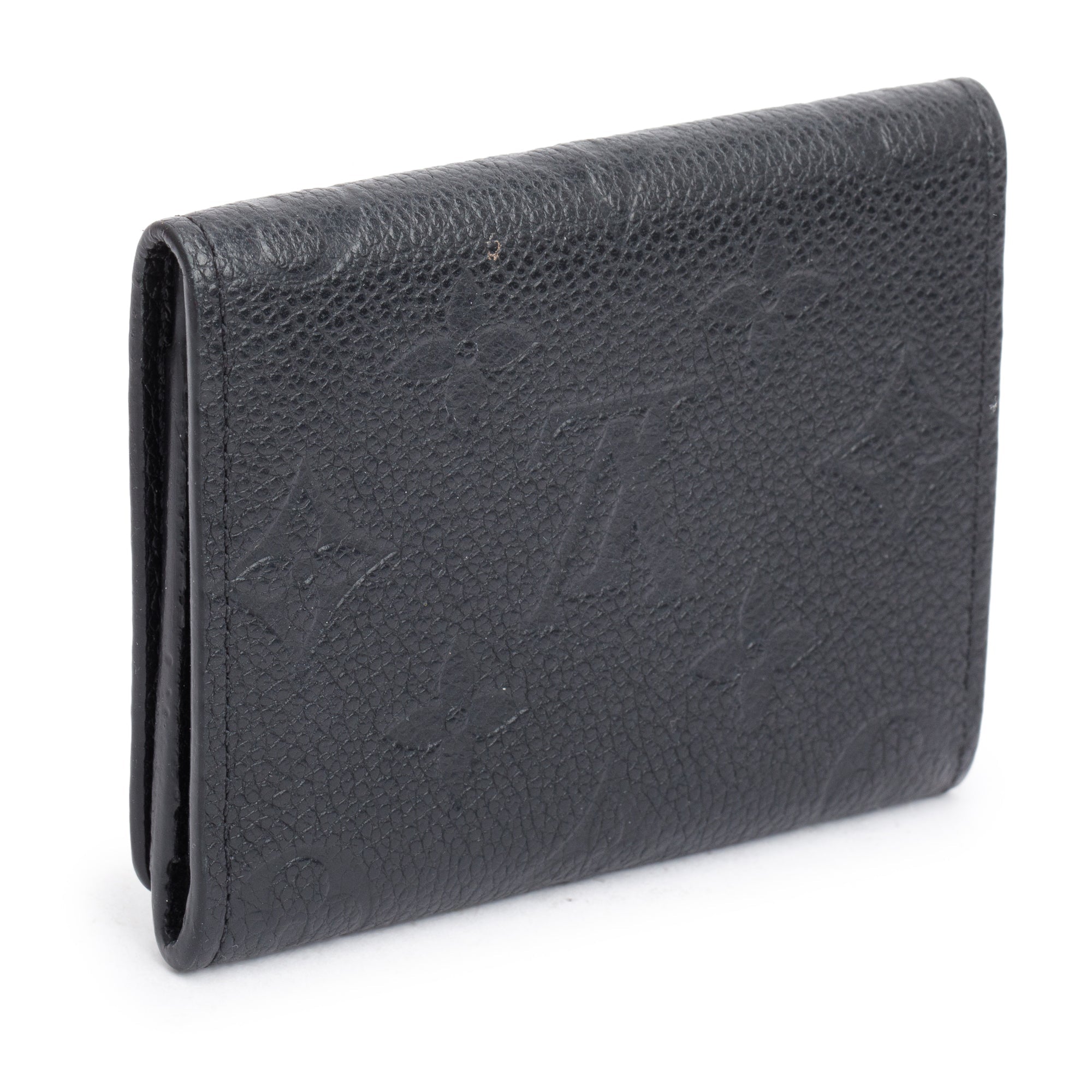 Louis Vuitton Monogram Empreinte Business Card Holder w/ Receipt