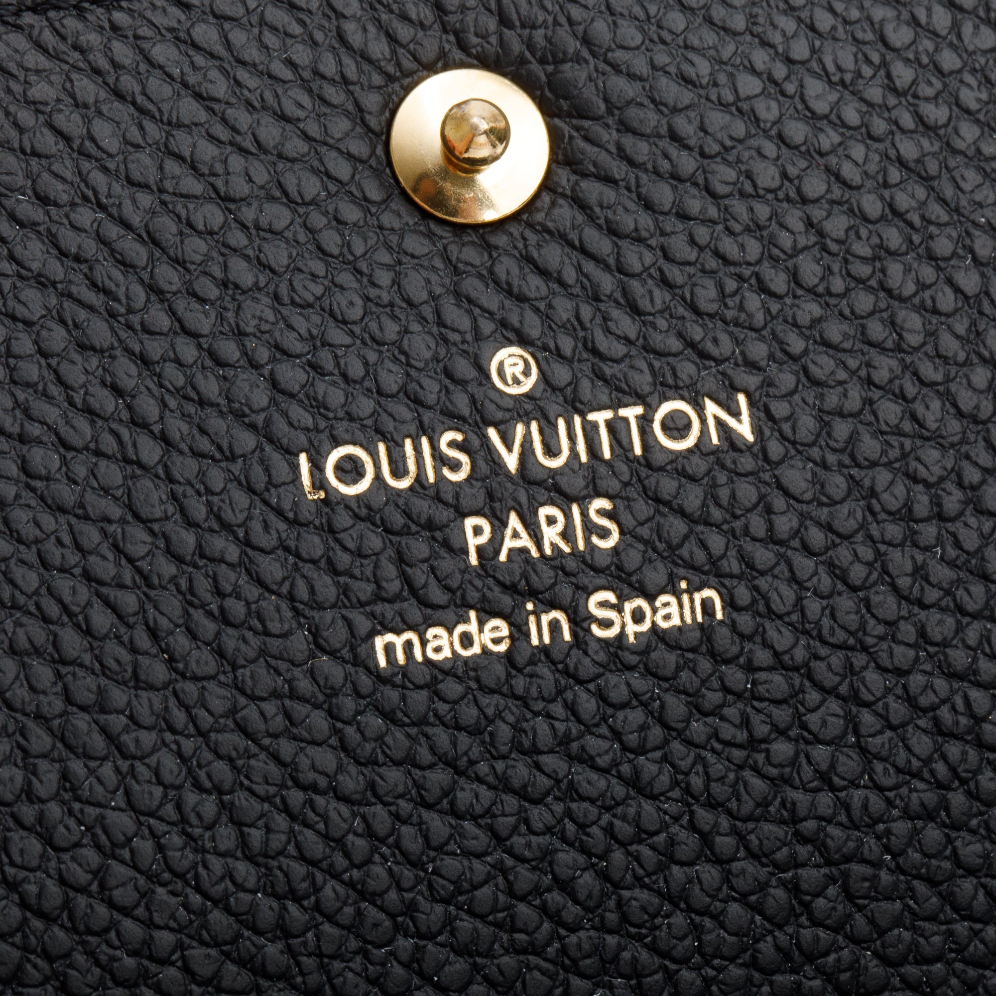 Louis Vuitton Monogram Empreinte Business Card Holder w/ Receipt