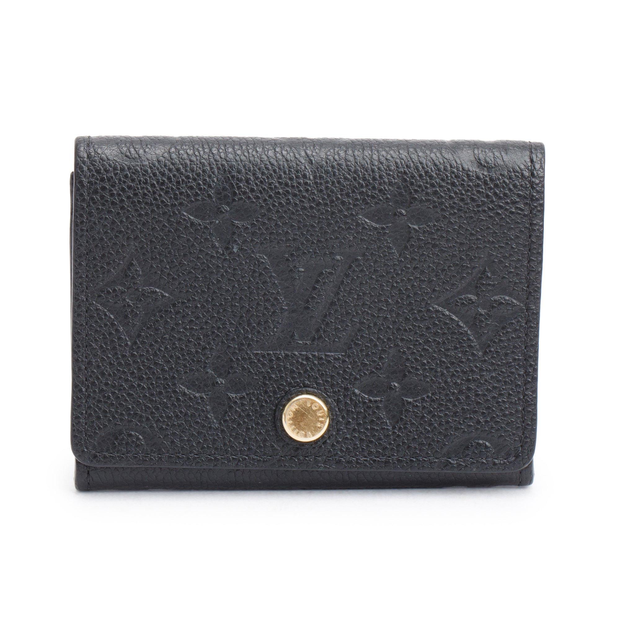 Louis Vuitton Monogram Empreinte Business Card Holder w/ Receipt