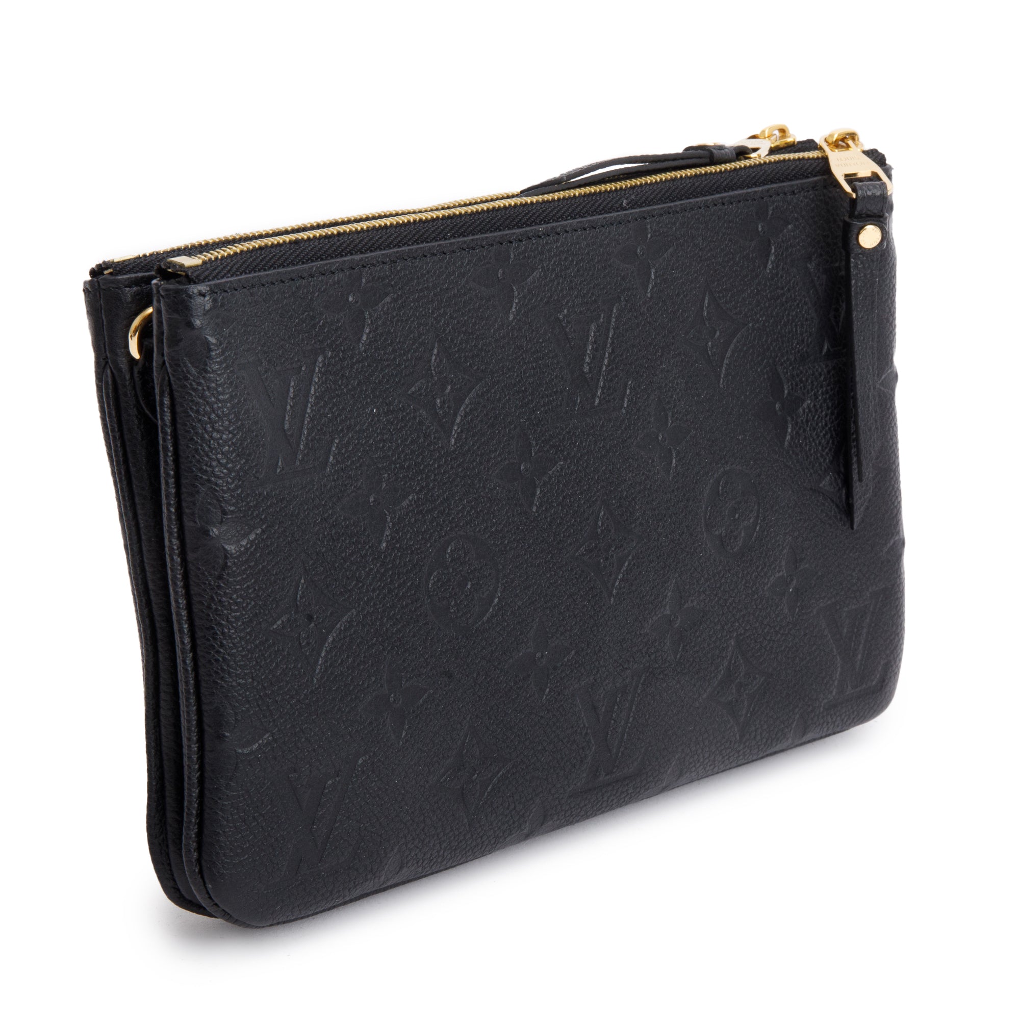 Louis Vuitton Monogram Empreinte Double Zip Pochette