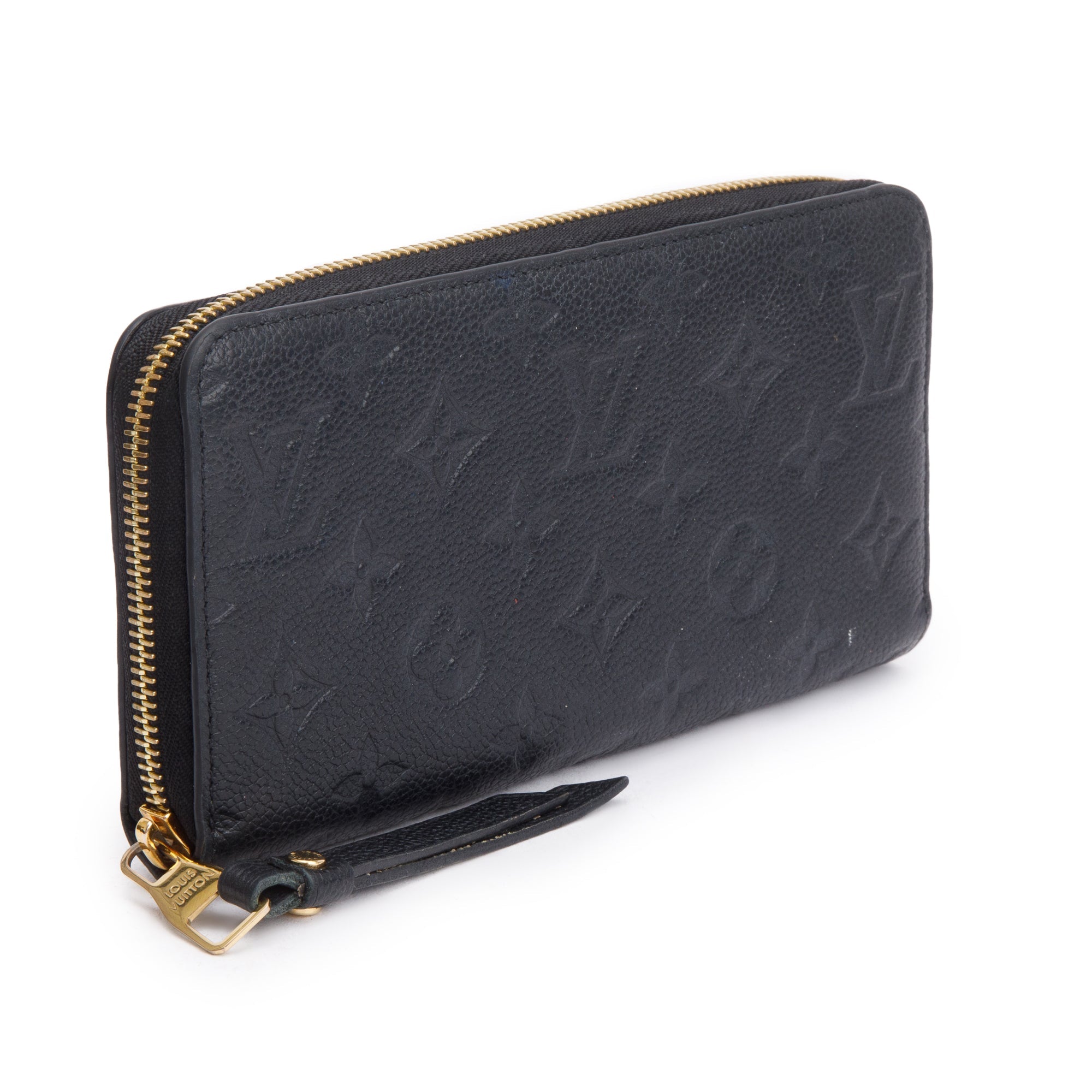 Louis Vuitton Monogram Empreinte Leather Zippy Wallet