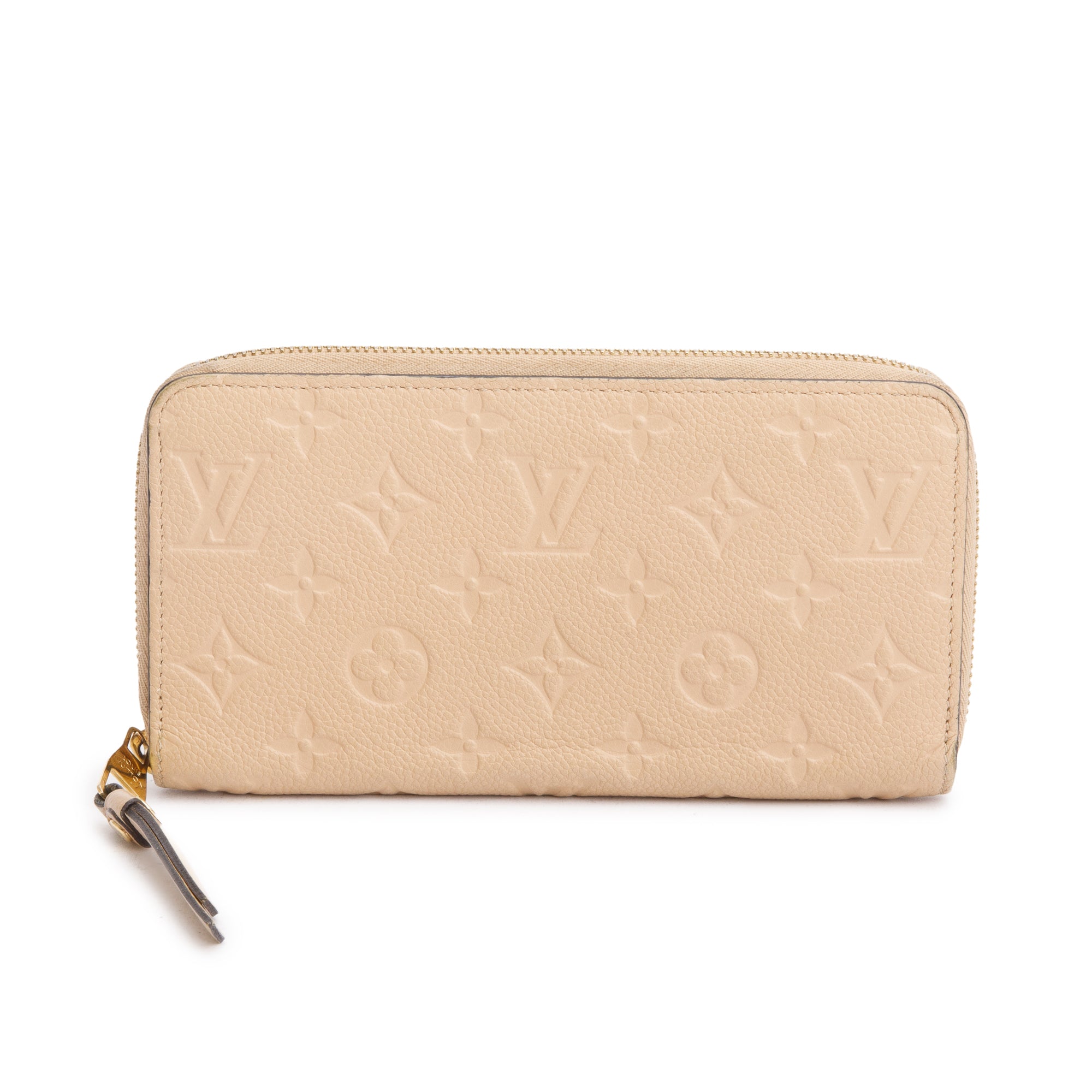 Louis Vuitton Monogram Empreinte Leather Zippy Wallet w/ Box