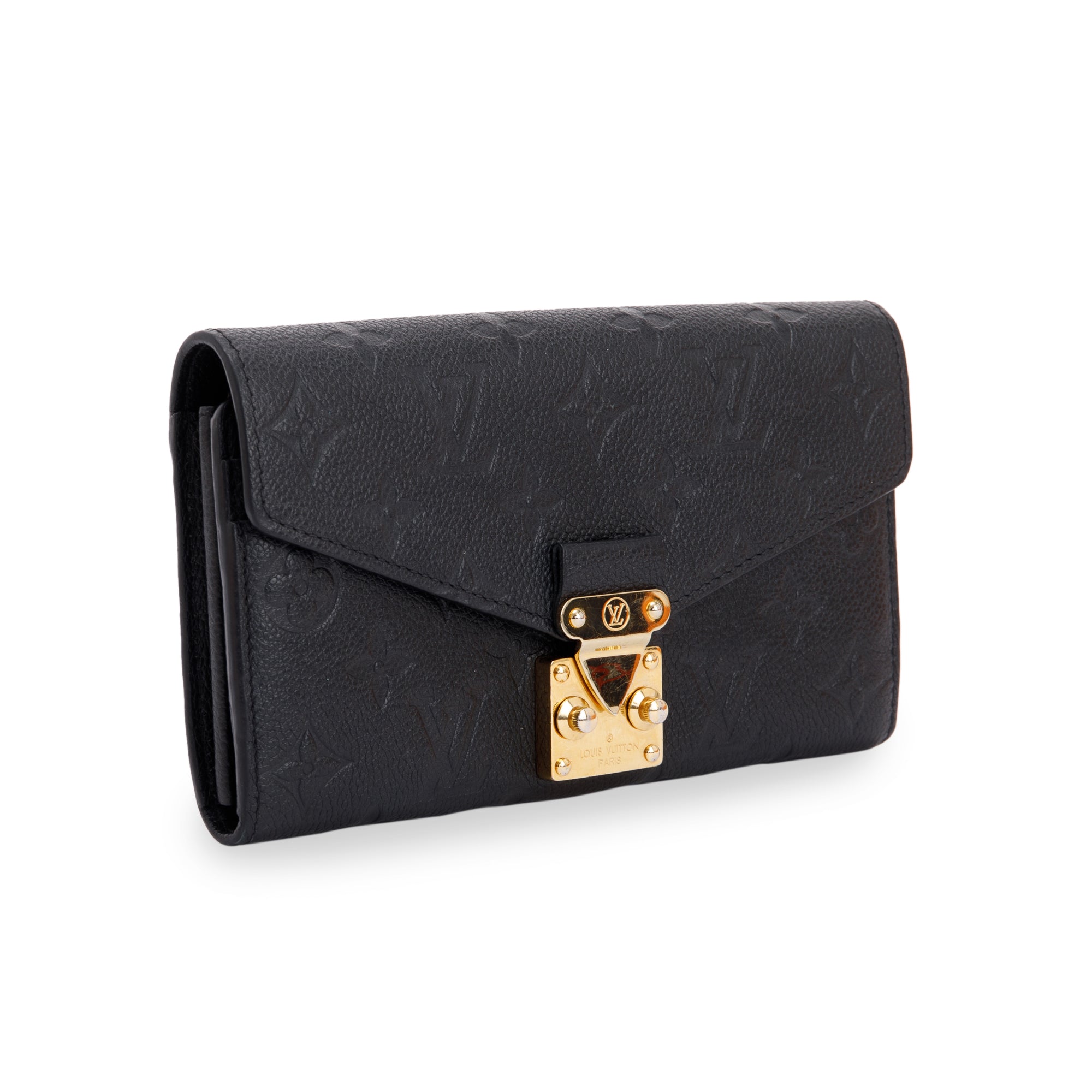 Louis Vuitton Monogram Empreinte Metis Wallet w/ Box