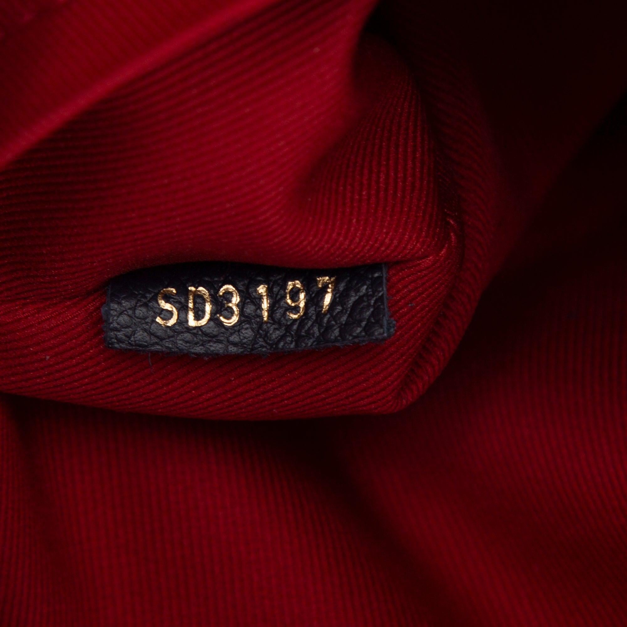 Louis Vuitton Monogram Empreinte Ponthieu PM W/O Shoulder Strap