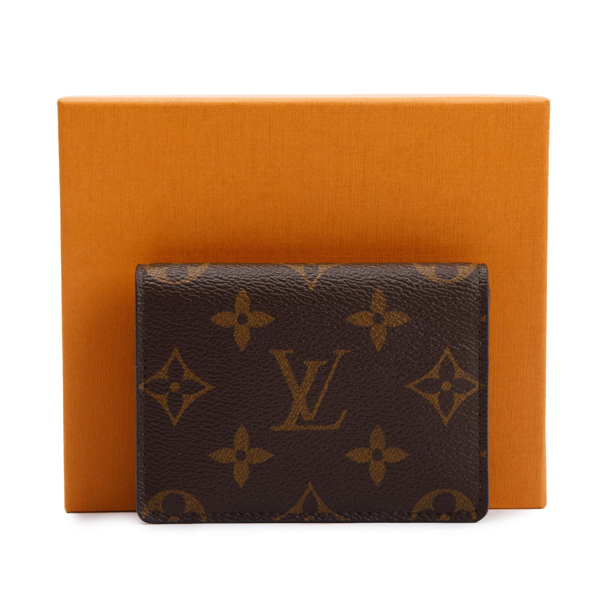 Louis Vuitton Monogram Envelope Business Card Holder w/ Box