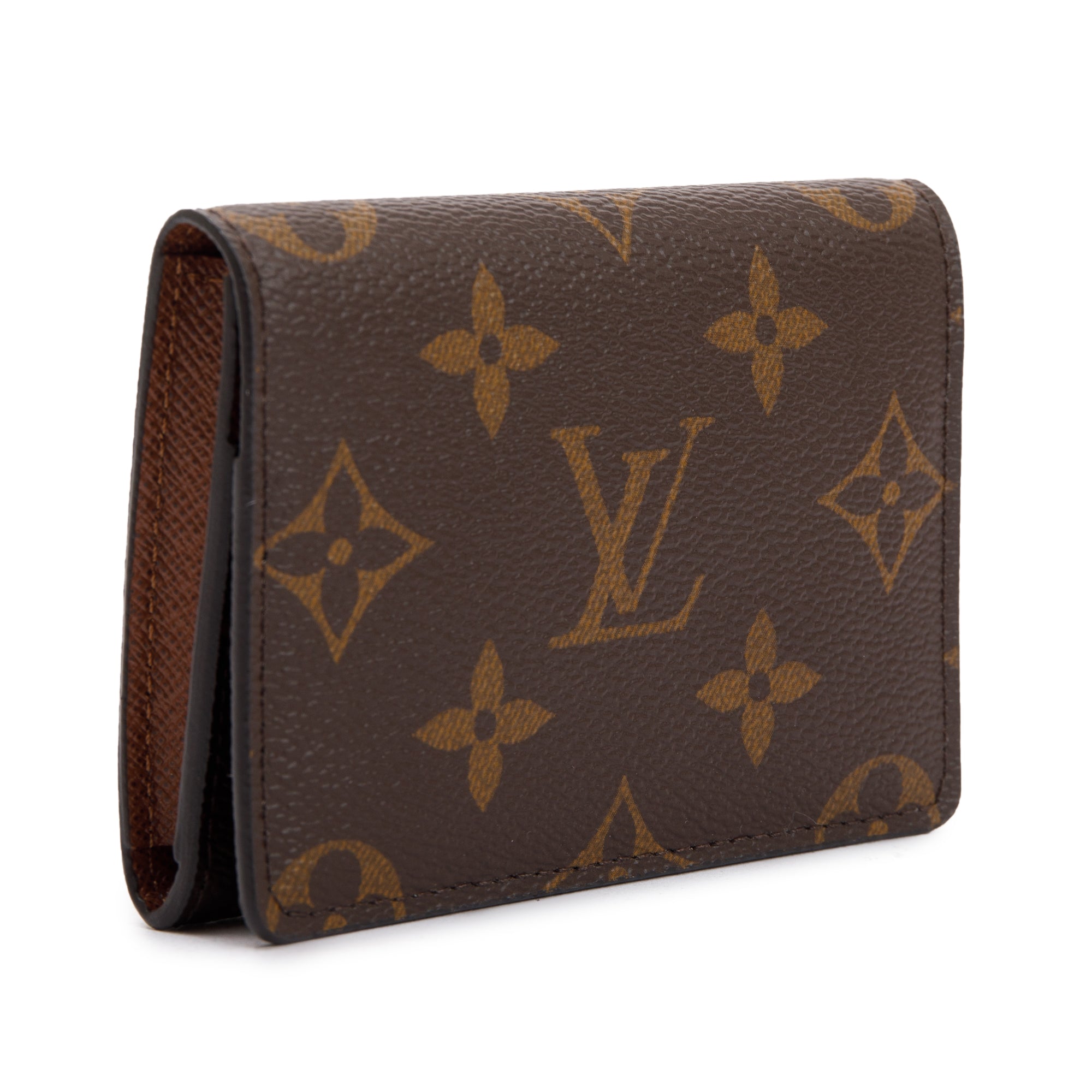 Louis Vuitton Monogram Envelope Business Card Holder w/ Box