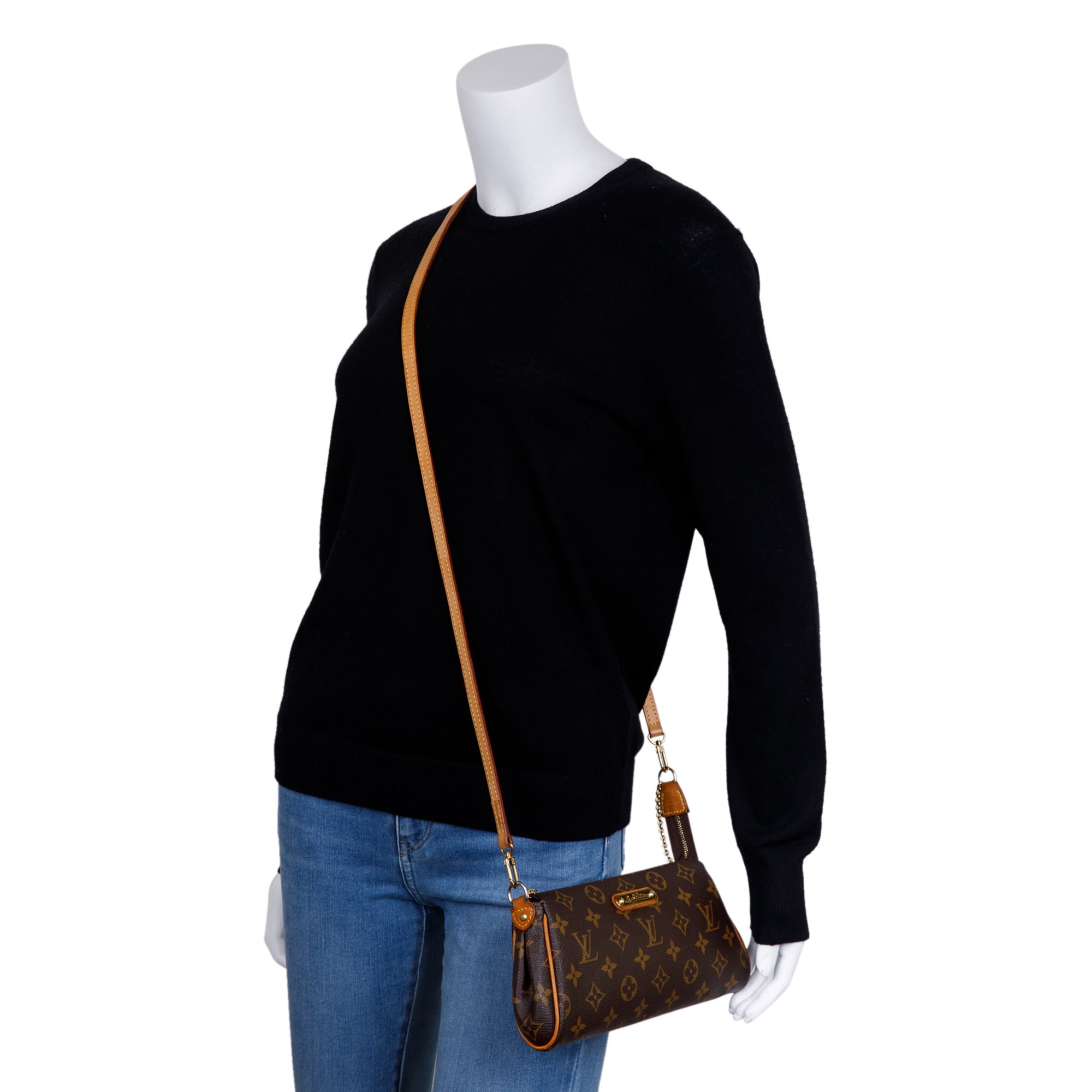 Louis Vuitton Monogram Eva Clutch w/ Strap