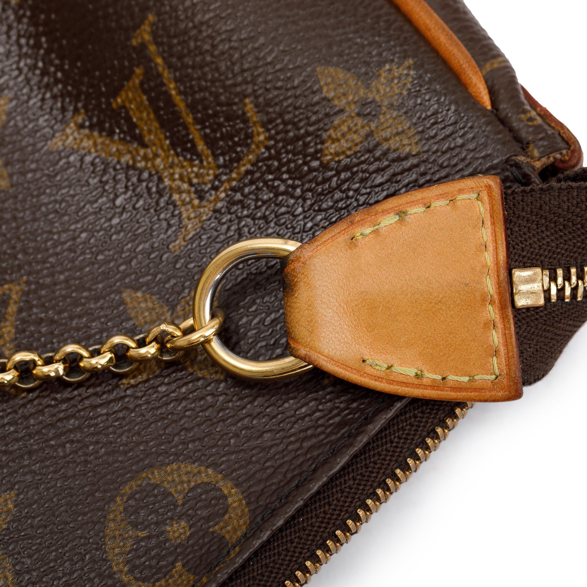 Louis Vuitton Monogram Eva Clutch w/ Strap & Box