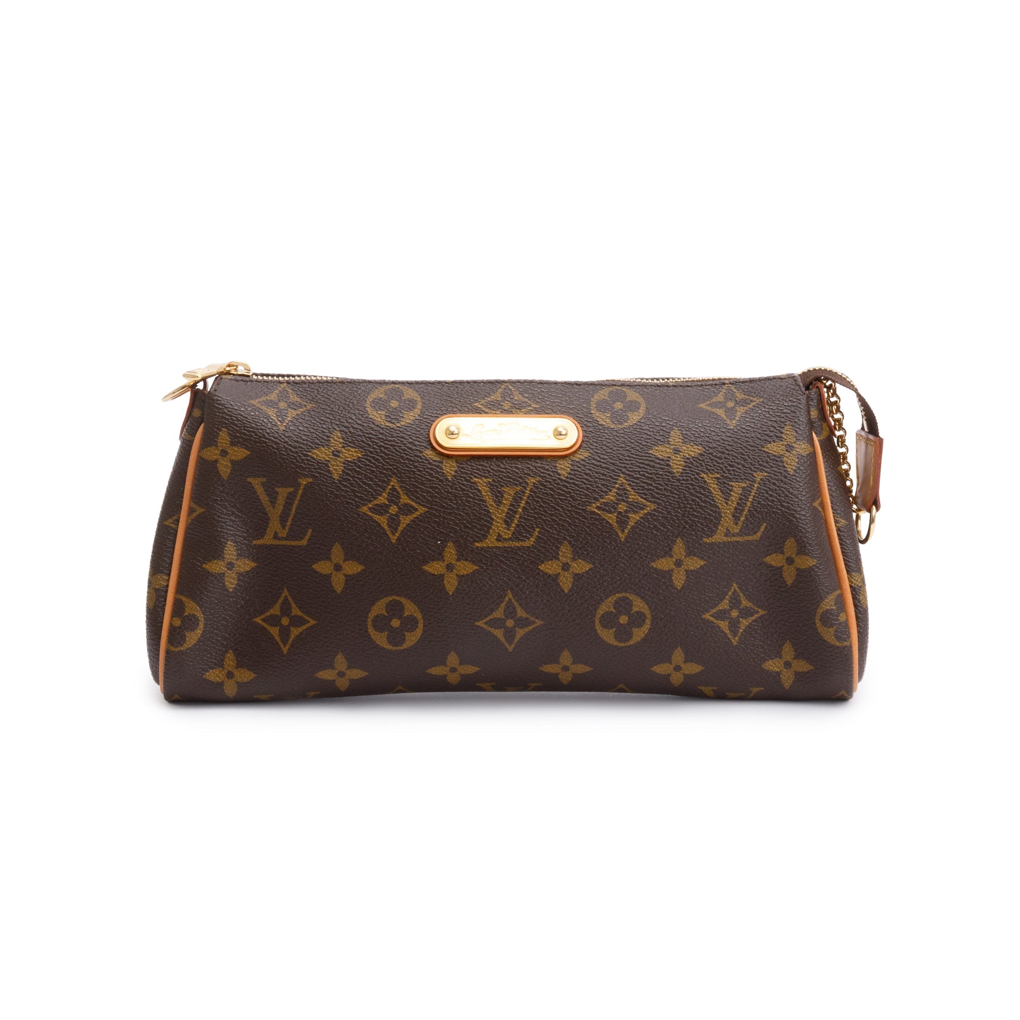 Louis Vuitton Monogram Eva Clutch w/ Strap & Box