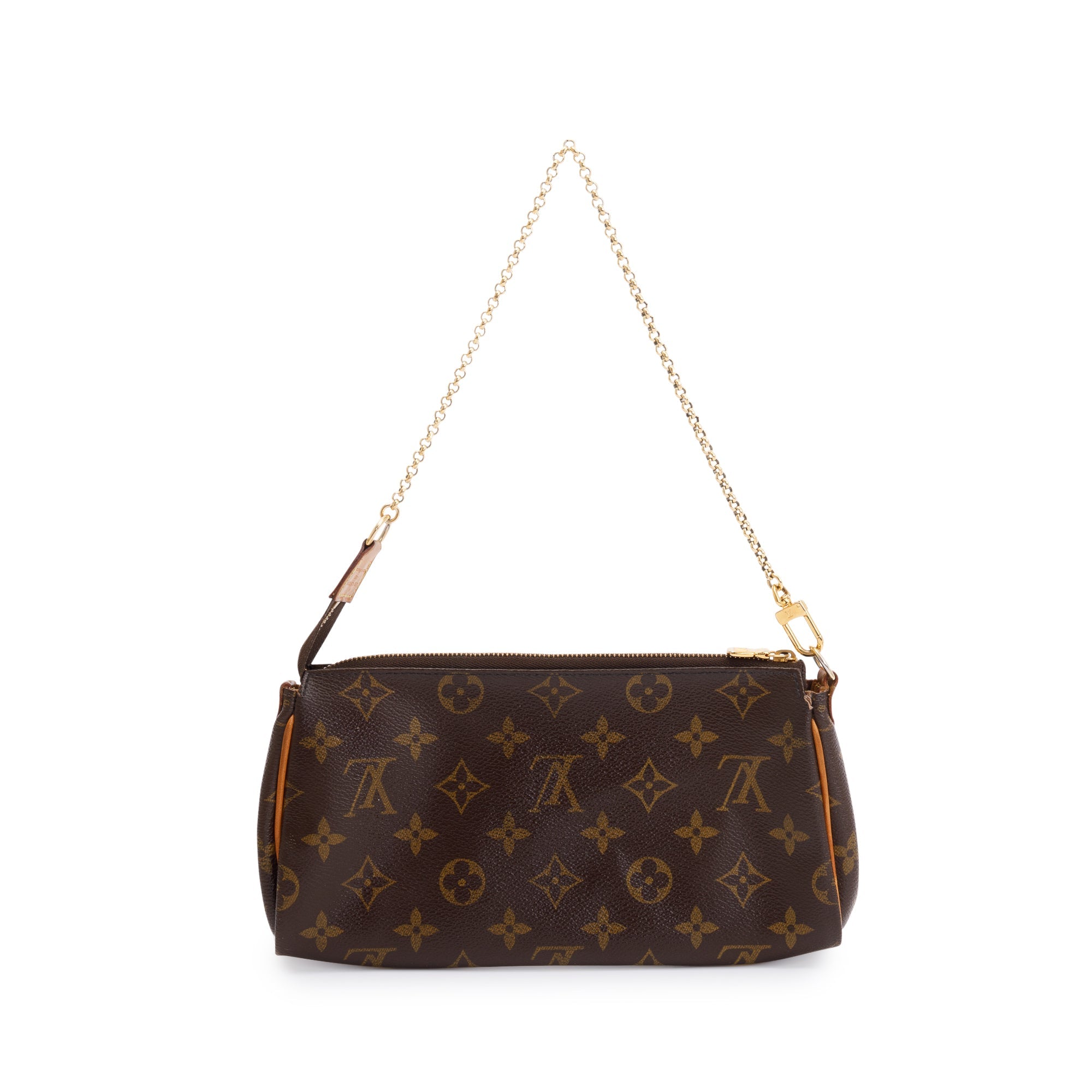 Louis Vuitton Monogram Eva Clutch w/ Strap & Box