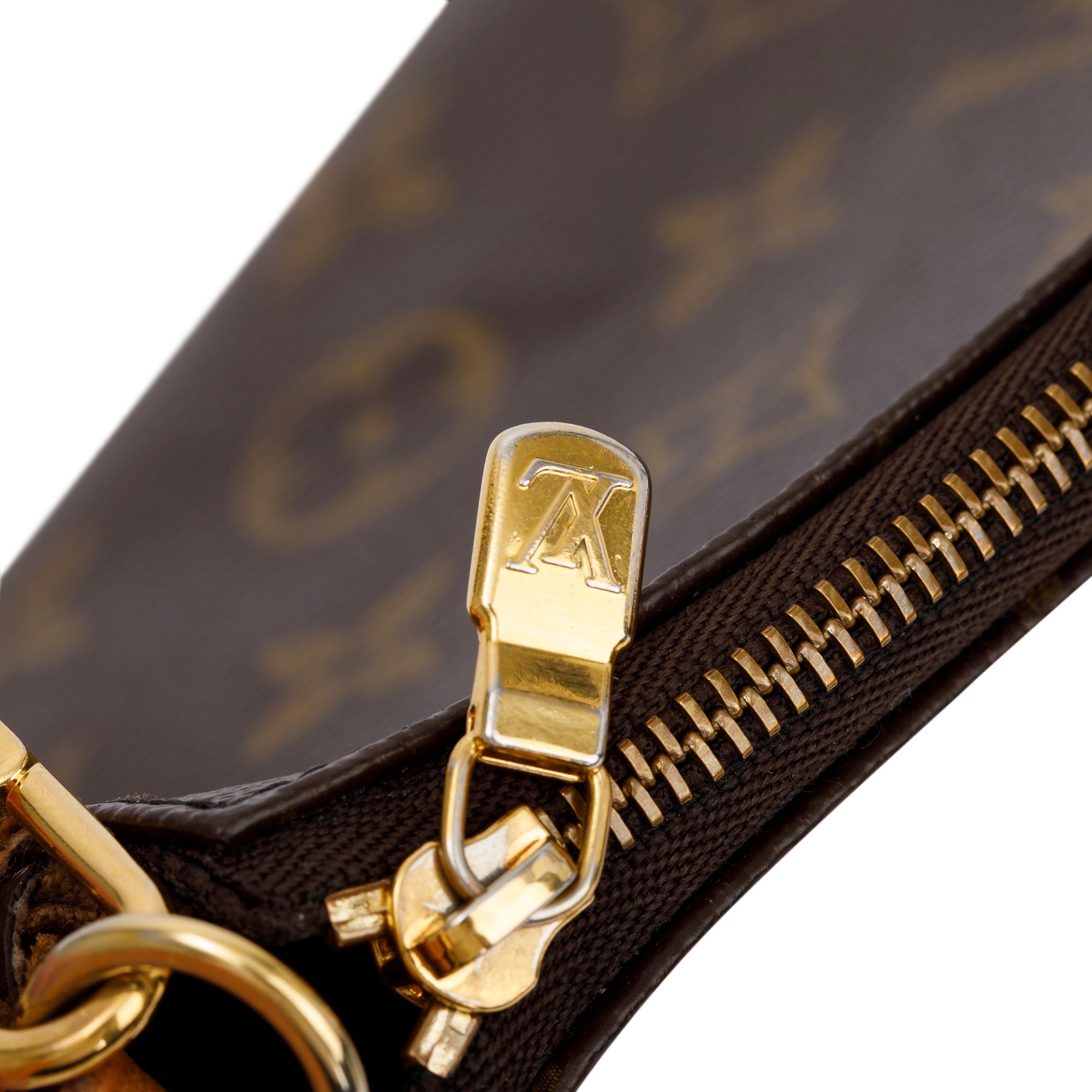 Louis Vuitton Monogram Eva Clutch w/ Strap & Box