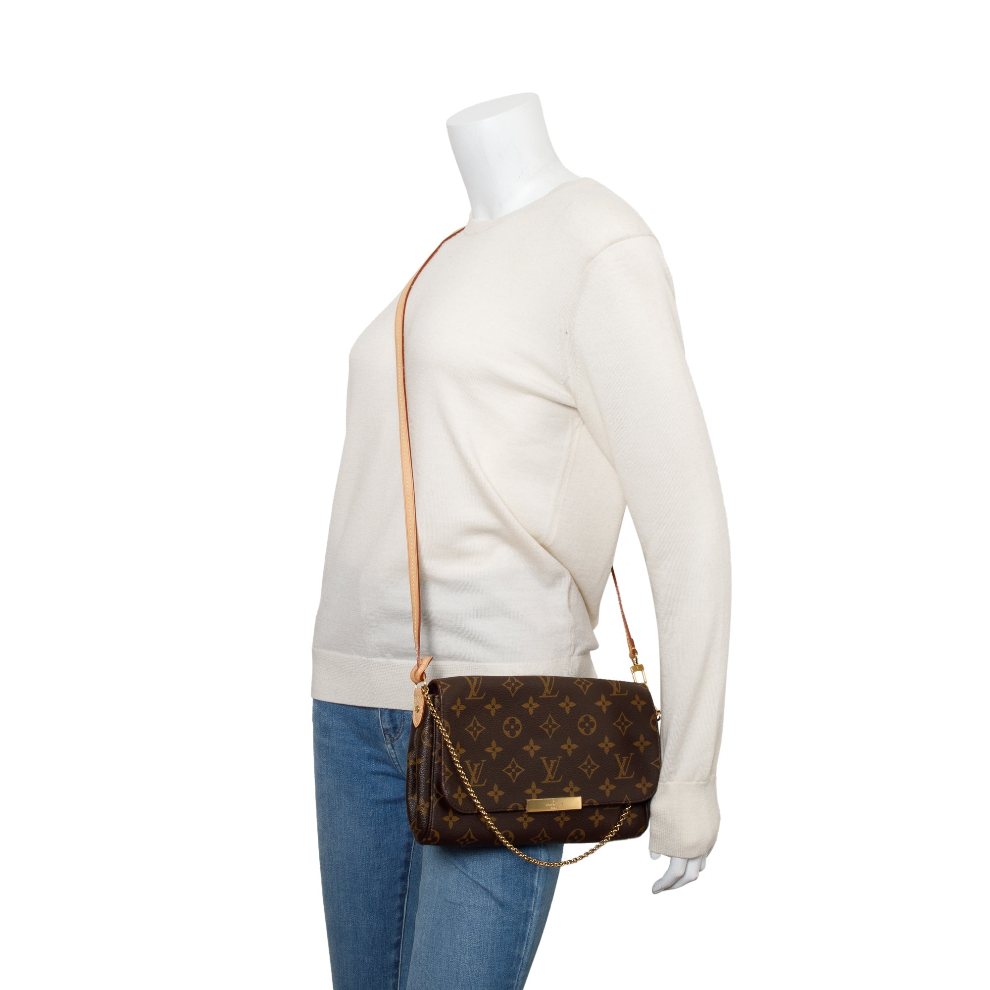 Louis Vuitton Monogram Favorite MM w/ Strap